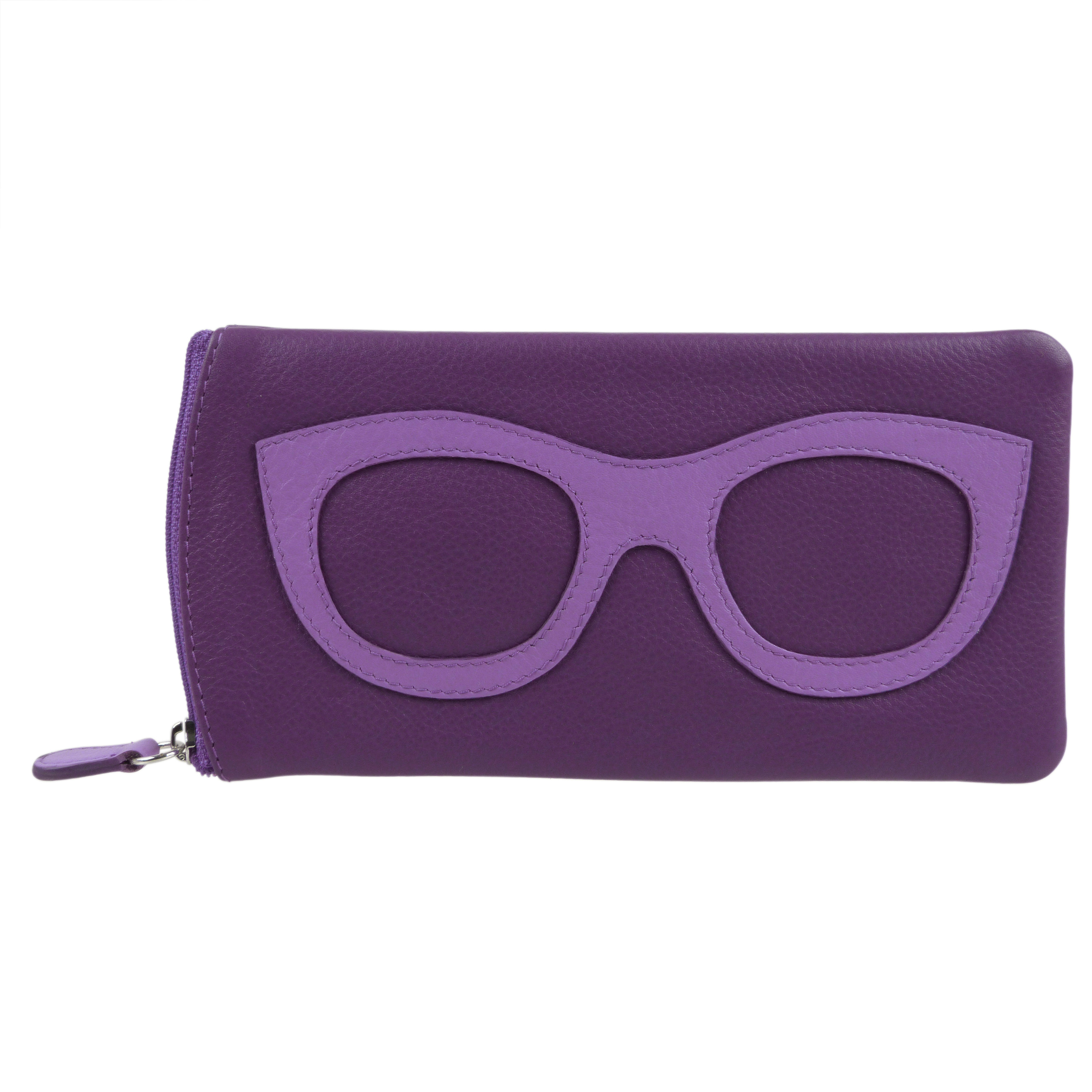 Ladies Leather Colourful Glasses Case by Ili New York Spectacles Sun Summer - Picture 71 of 141