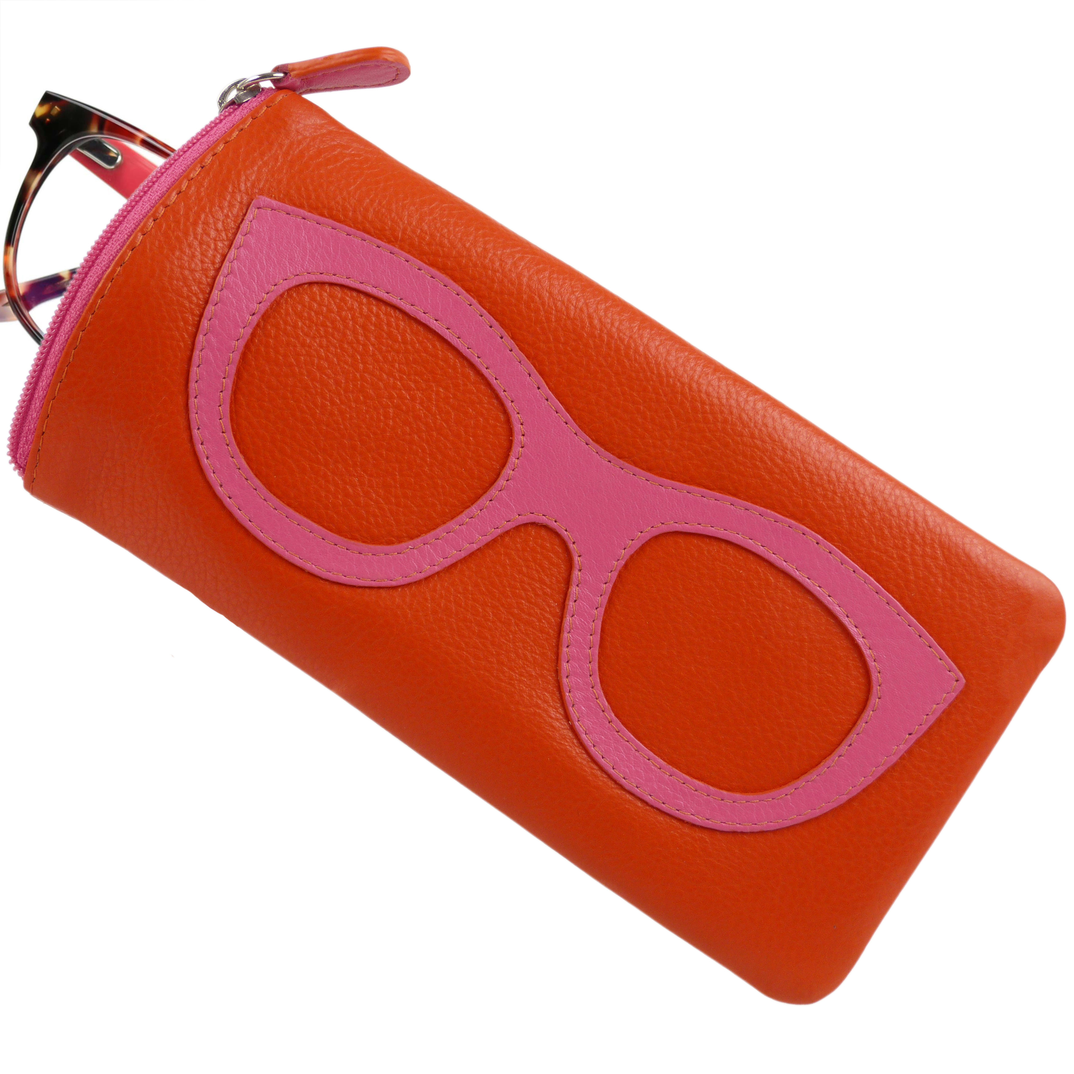 Ladies Leather Colourful Glasses Case by Ili New York Spectacles Sun Summer - Picture 62 of 141