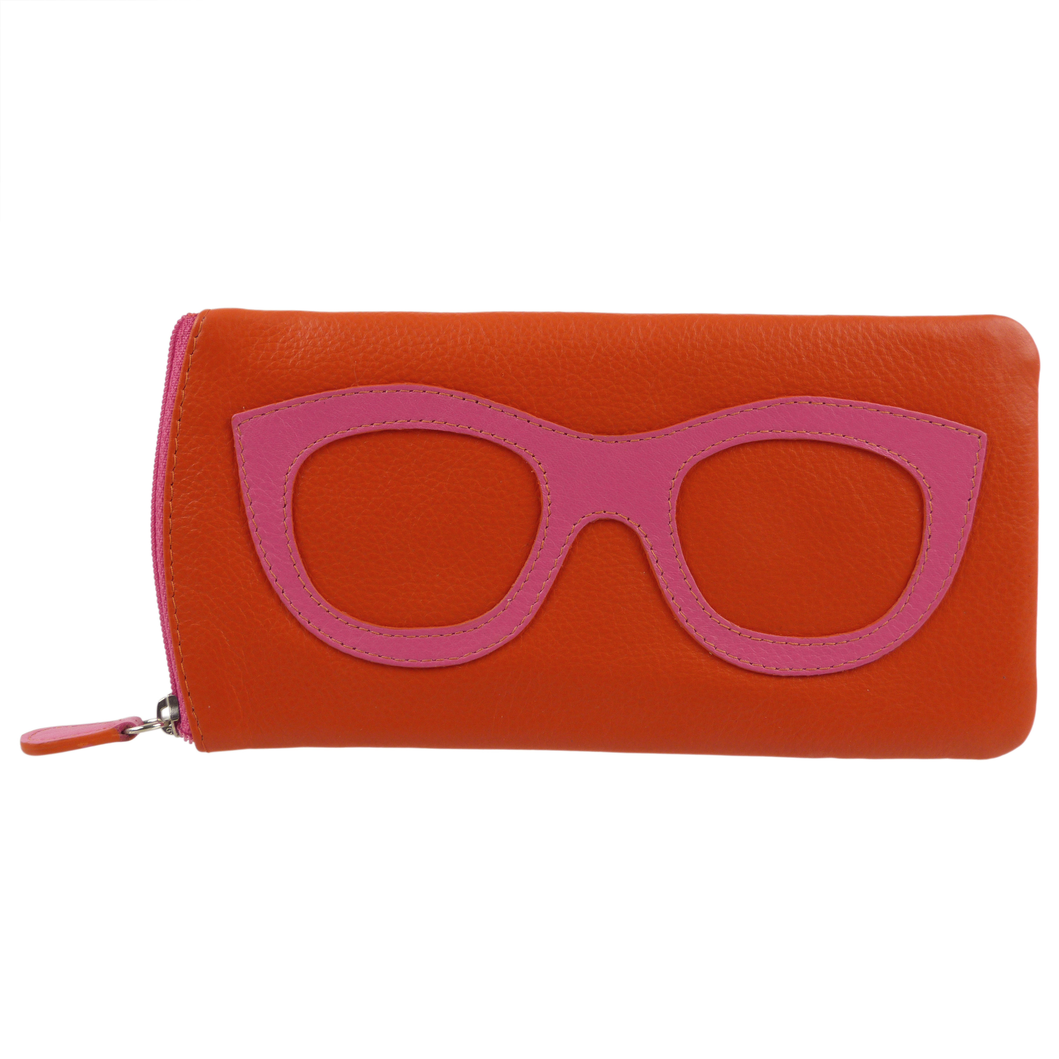 Ladies Leather Colourful Glasses Case by Ili New York Spectacles Sun Summer - Picture 64 of 141
