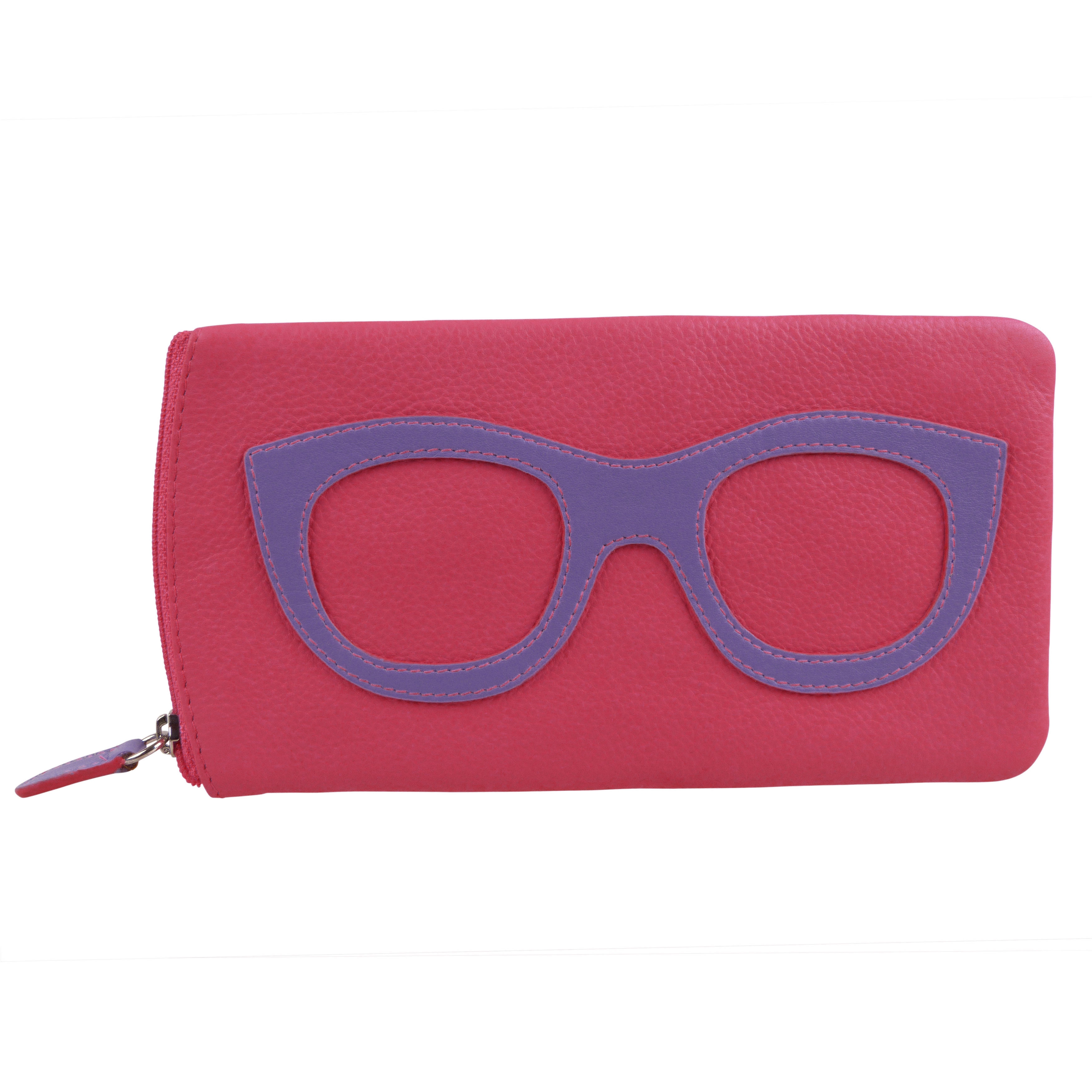 Ladies Leather Colourful Glasses Case by Ili New York Spectacles Sun Summer - Picture 40 of 141