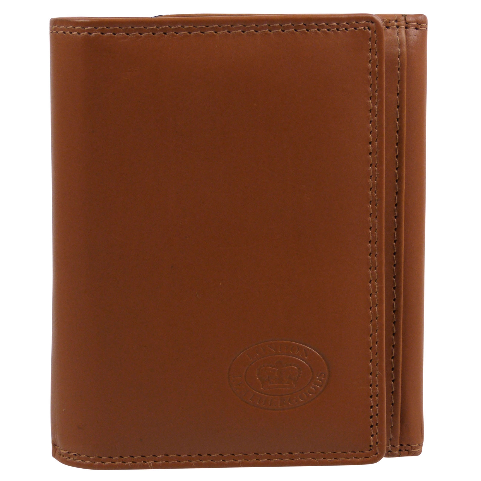 Billetera, moneda y tarjeta triple London Leathergoods para hombre - Imagen 16 de 19