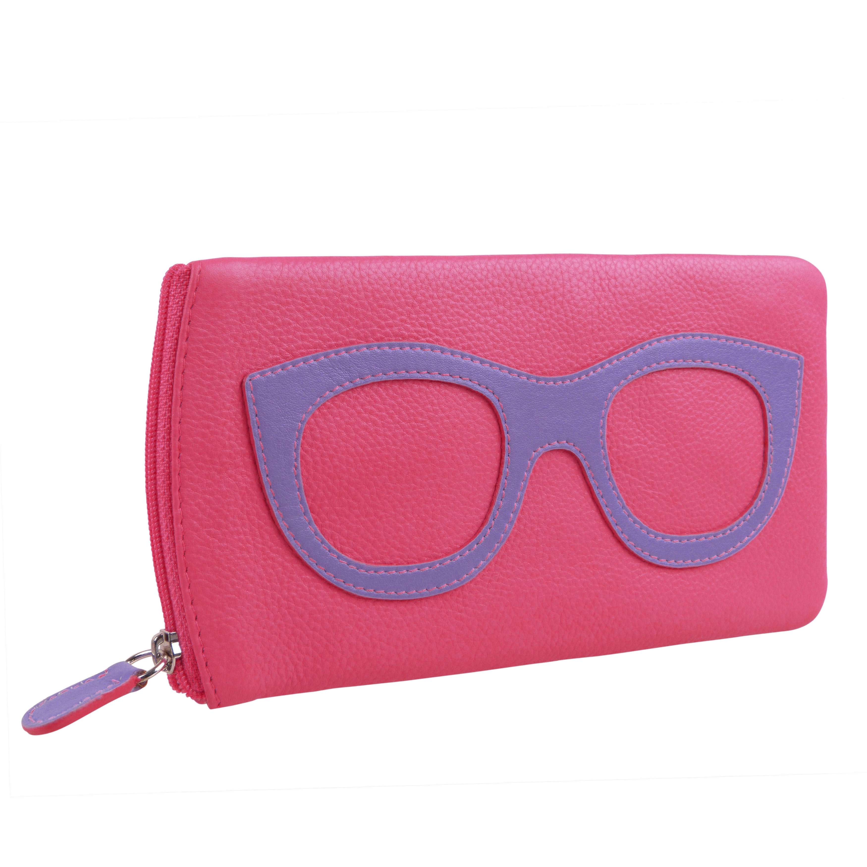Ladies Leather Colourful Glasses Case by Ili New York Spectacles Sun Summer - Picture 38 of 141