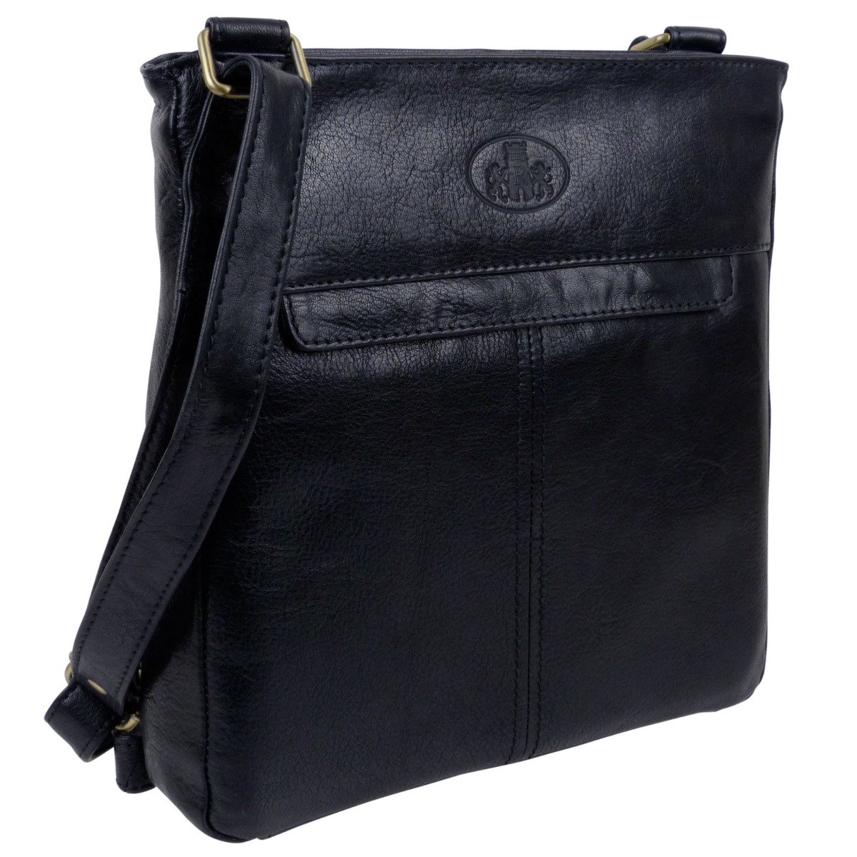 Rowallan Leather Unisex Cross Body Bag Supatra Range
