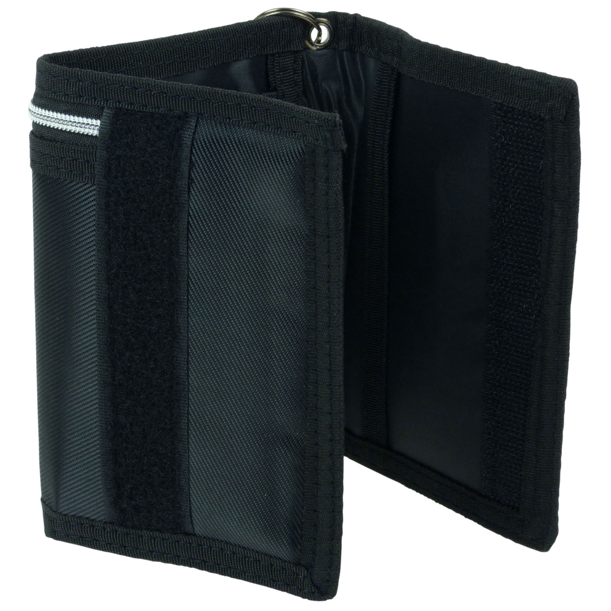 Mens Boys TriFold Sports Wallet by Lorenz with Security Chain Handy - Picture 13 of 14