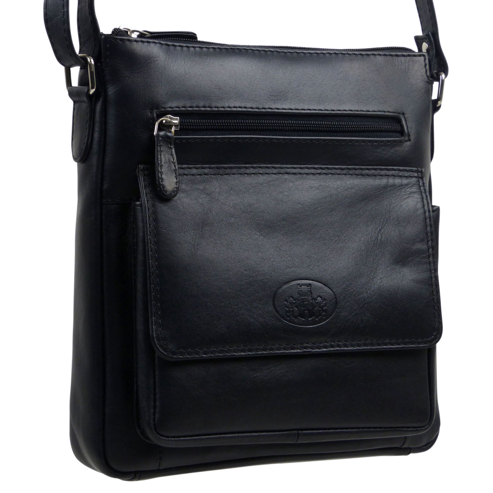 Ladies Leather North/South Cross Body Bag Iceland Range by Rowallan of Scotland - Picture 15 of 18