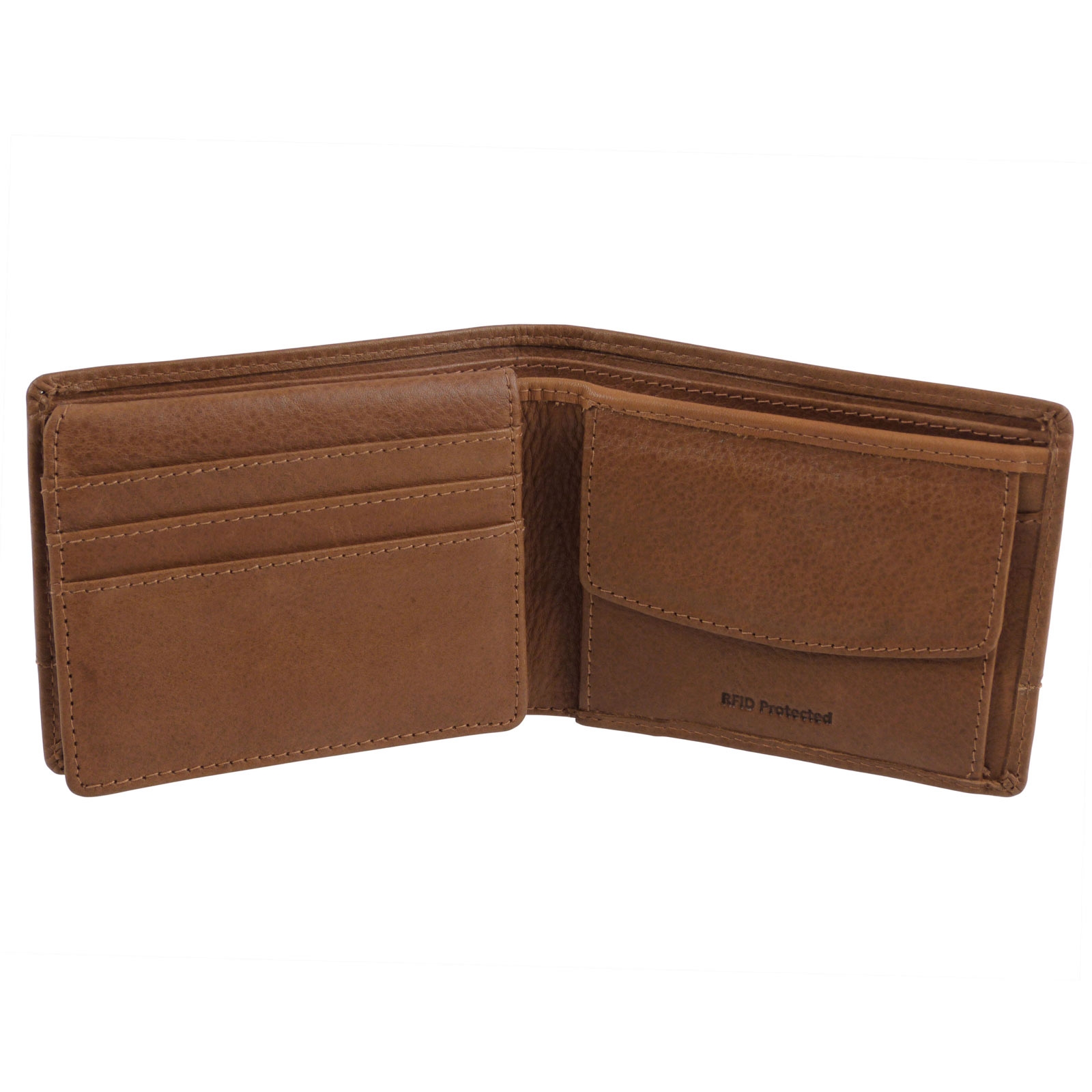 Rowallan of Scotland Leather Mens Flip Up Coin Pocket Wallet Gift Boxed - Picture 10 of 11