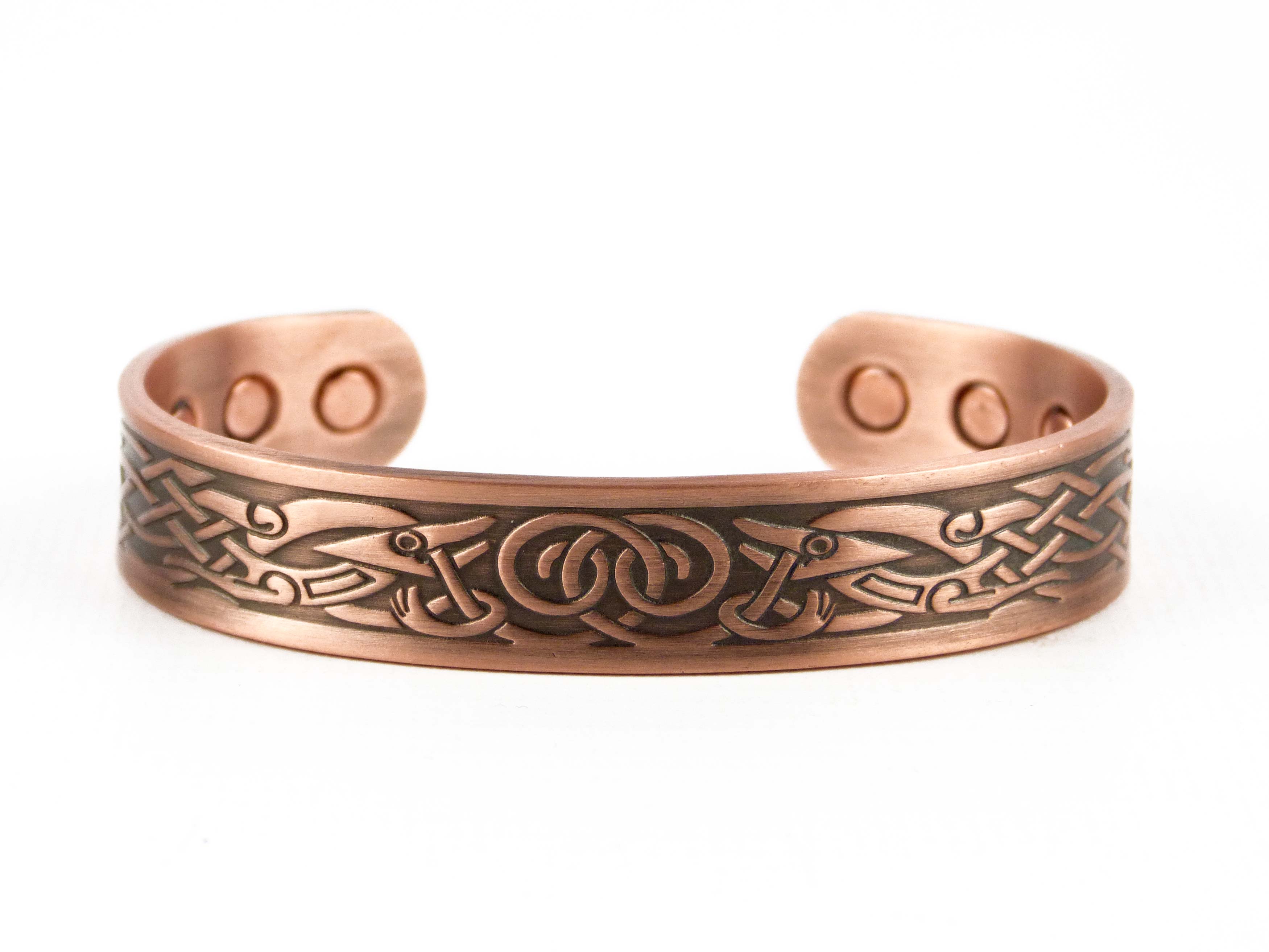 Cuivre Bracelete for Health and Arthritis Thérapie Unisexe Nouveau Stock Ancien Fait Main Nº 5 Or