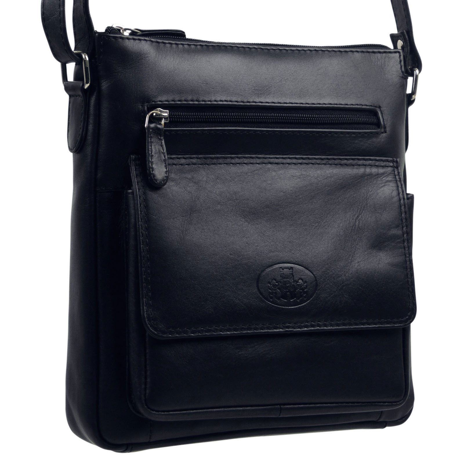 Ladies Leather North/South Cross Body Bag Iceland Range by Rowallan of Scotland - Picture 6 of 18