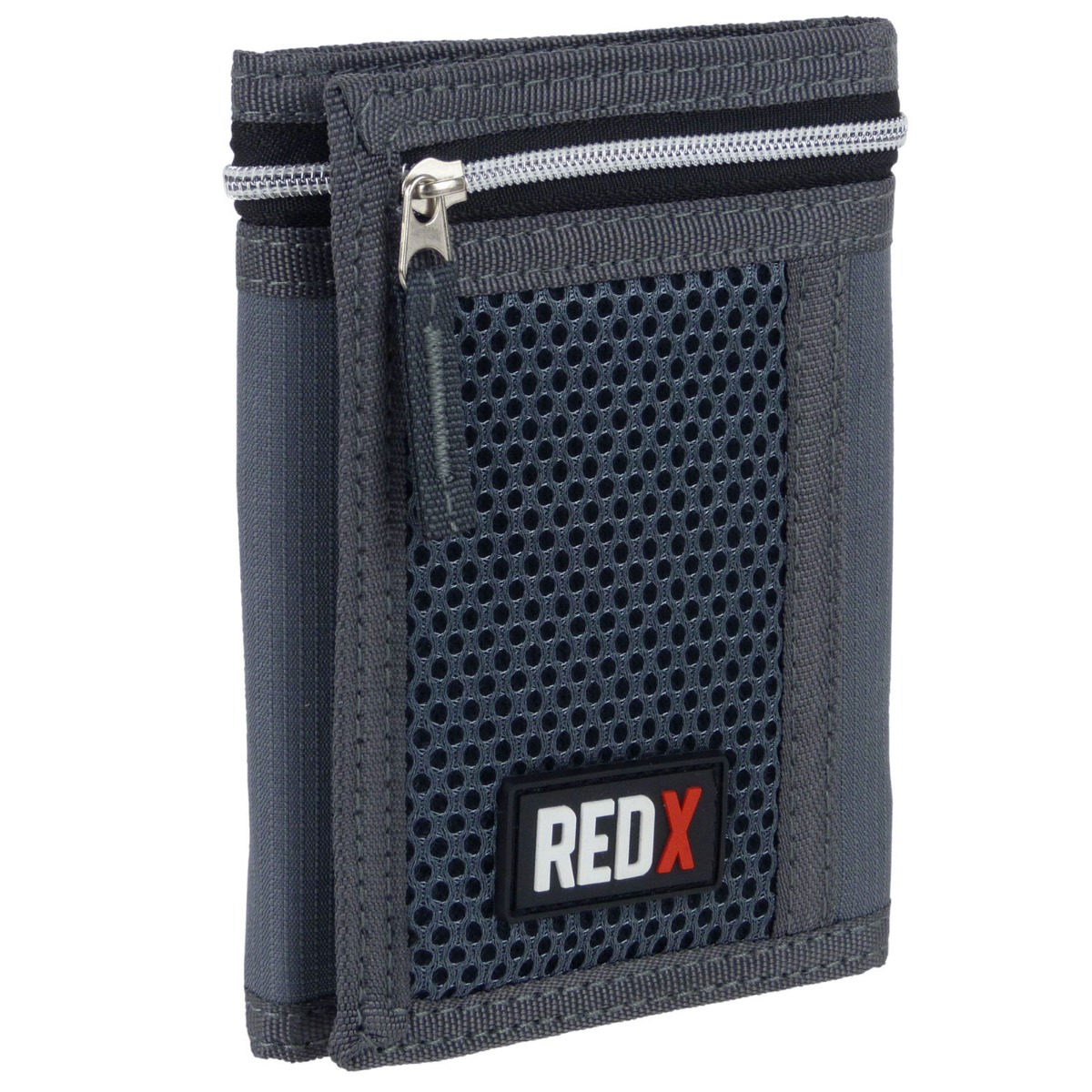 RED X Mens or Boys Trifold Nylon Sports Wallet with Change Section - Picture 5 of 19