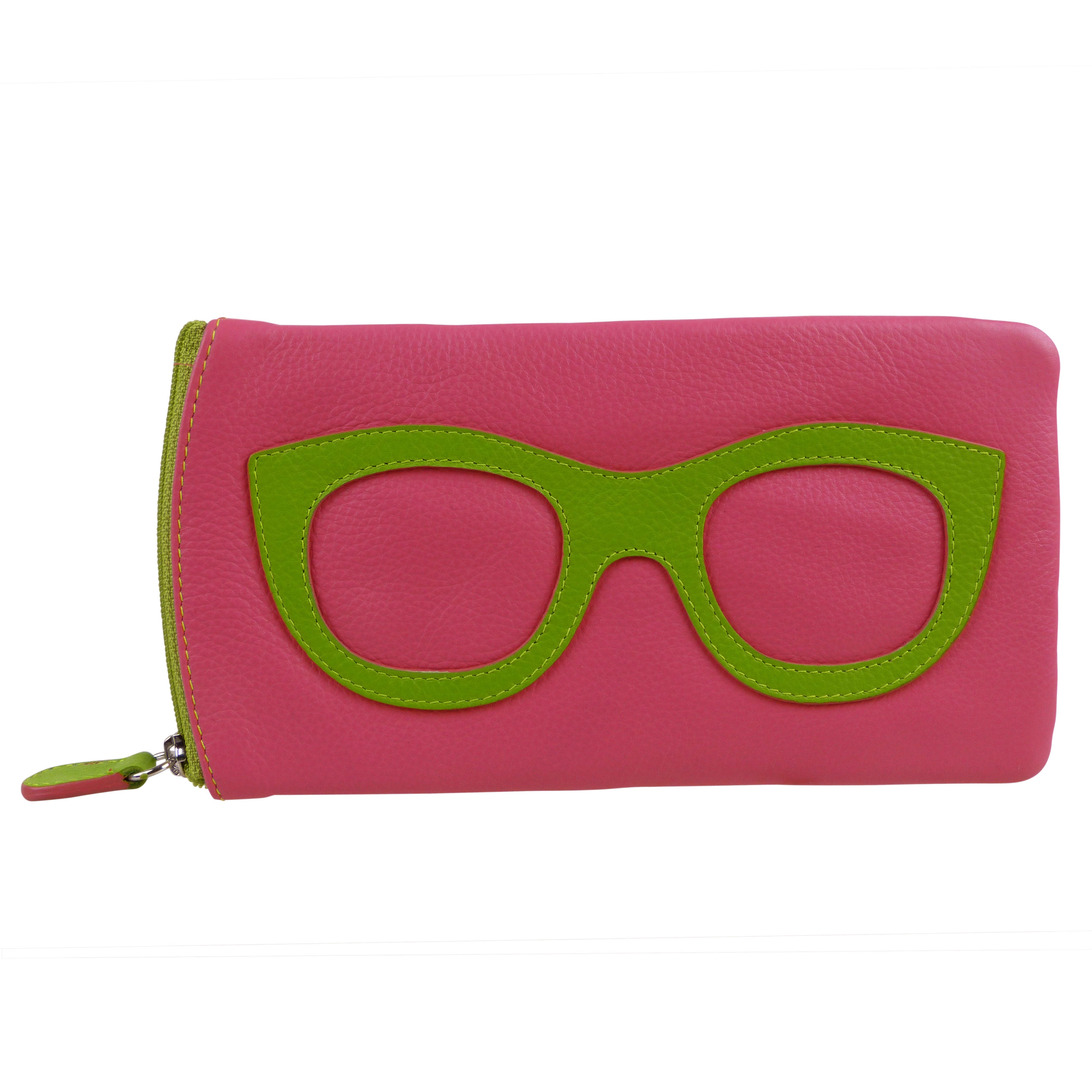 Ladies Leather Colourful Glasses Case by Ili New York Spectacles Sun Summer - Picture 44 of 141