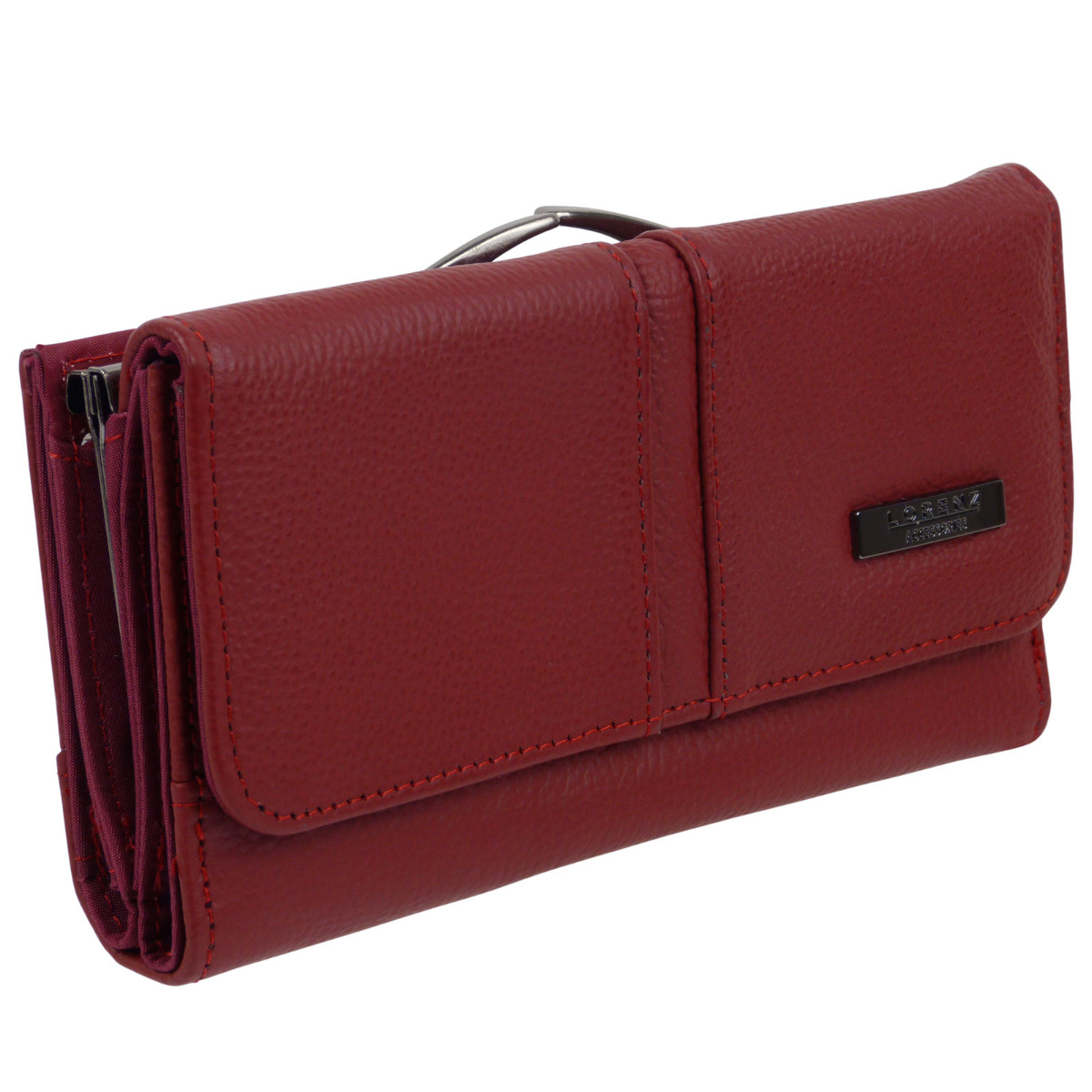 Lorenz Ladies Leather Purse/Wallet Multiple Slots | eBay