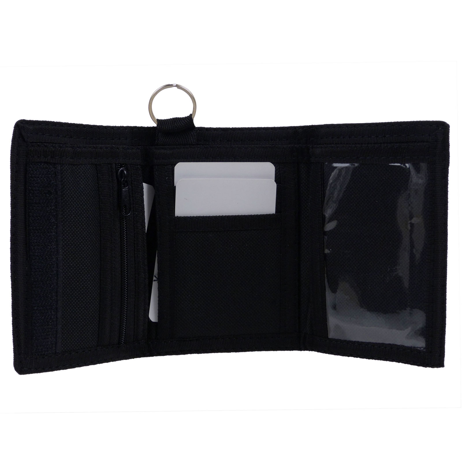 Metro Mens Boys Canvas Tri-Fold Cash & Card Wallet - Picture 20 of 22