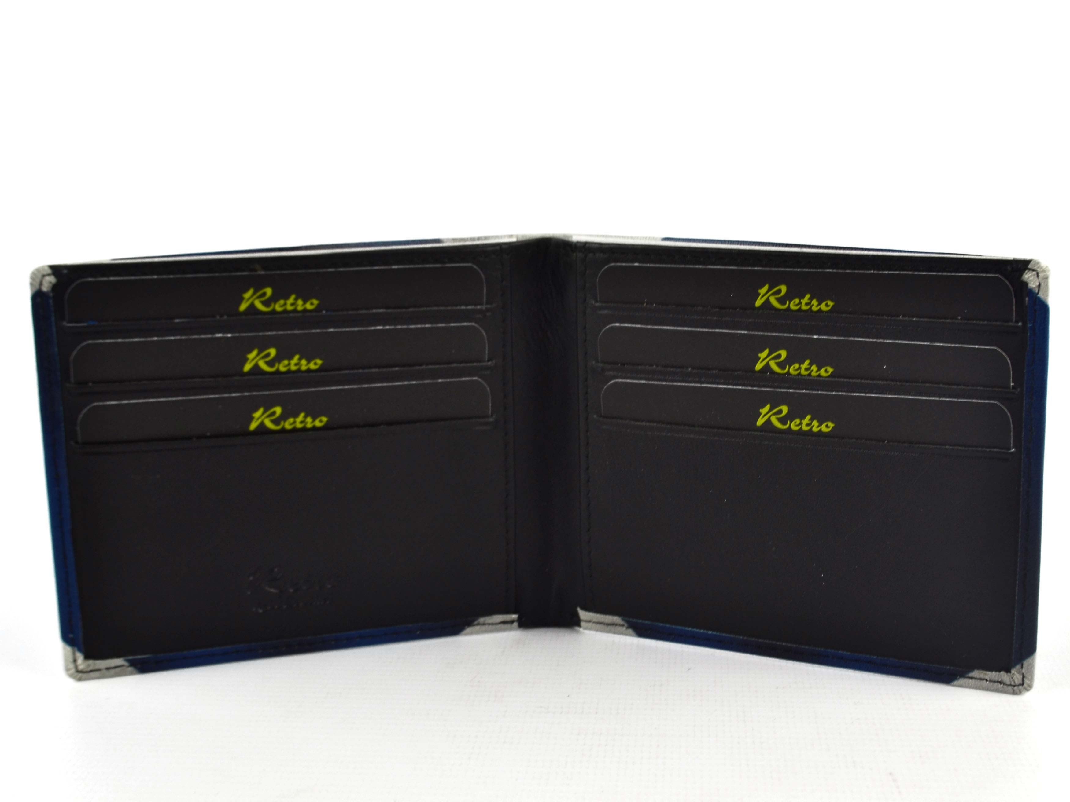 Golunski Mens Quality Leather Wallet Scotland Wales & Union Jack Flag Retro R... - Picture 3 of 12