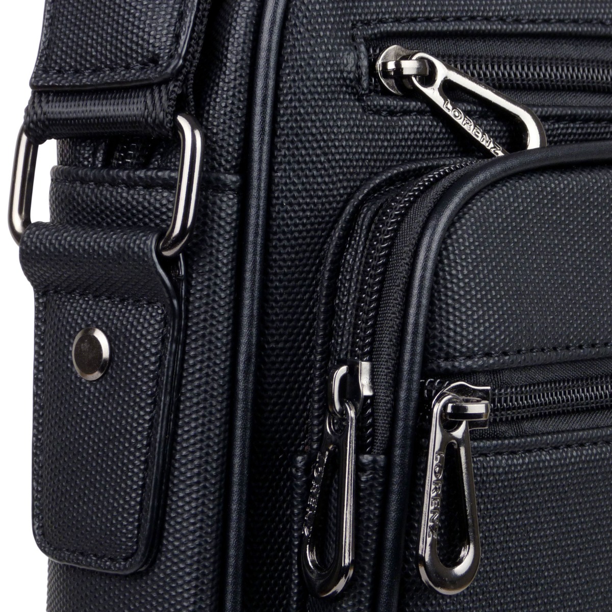 Lorenz Herren Umhängetasche kompakt Kunstleder - Bild 4 von 11