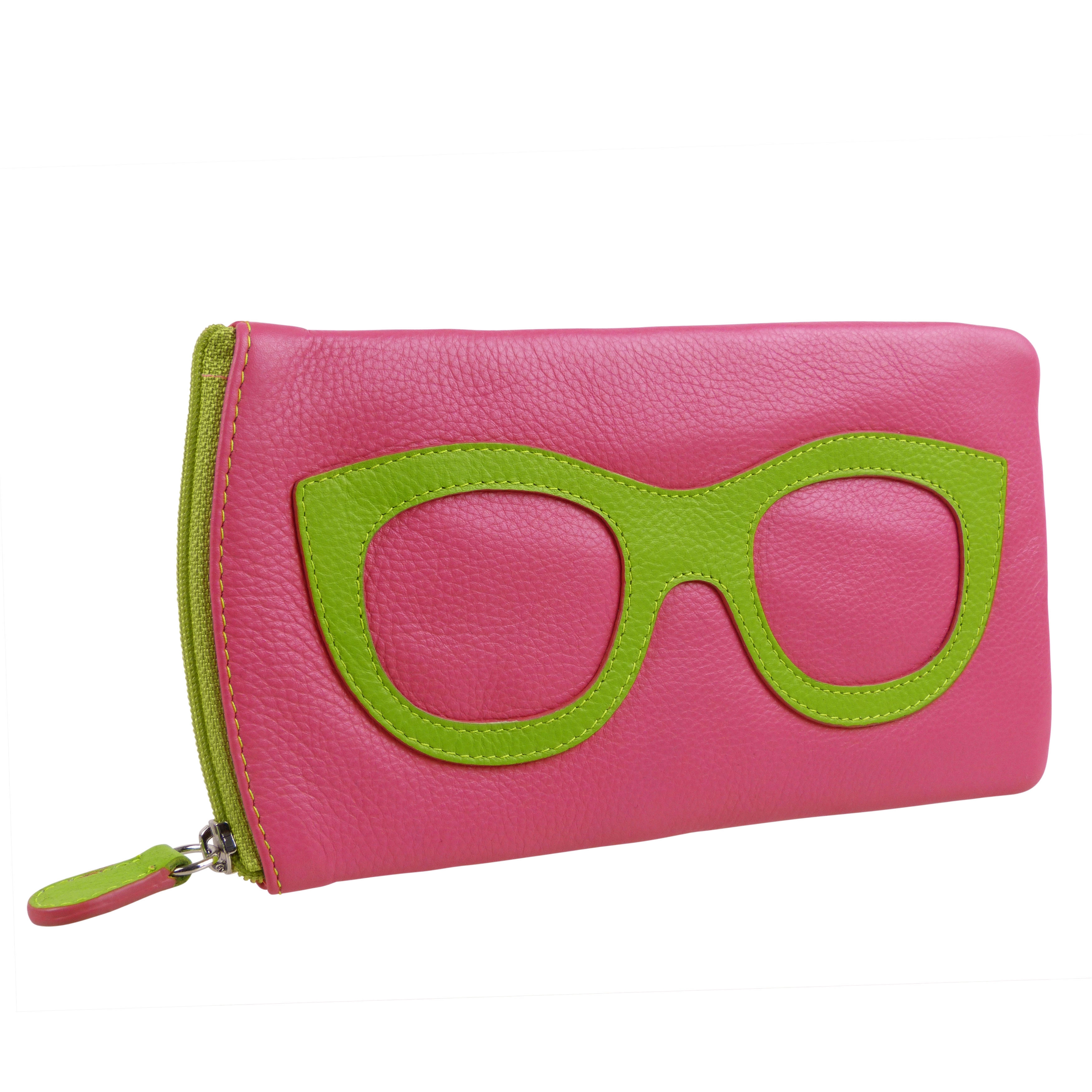 Ladies Leather Colourful Glasses Case by Ili New York Spectacles Sun Summer - Picture 42 of 141