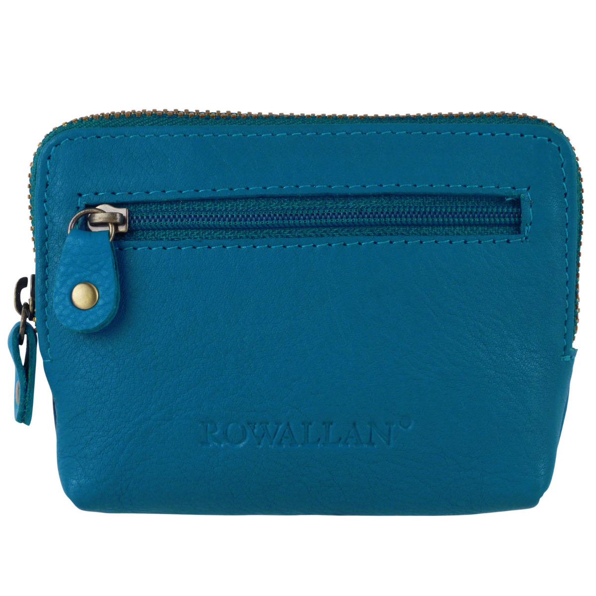 Rowallan of Scotland Unisex Leather Top Zip Coin Purse - Bild 9 von 42