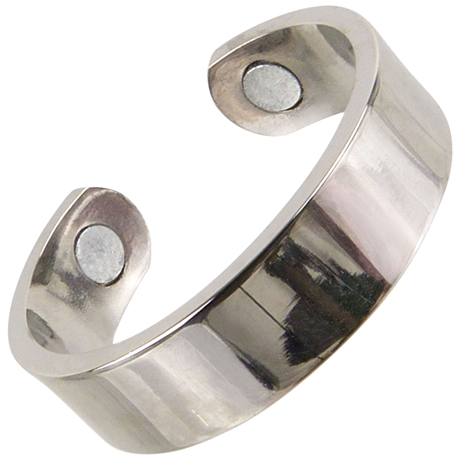 Herren Damen Kupfer Chrom Vergoldeter Magnetring Verstellbar Unisex Magnet... - Bild 33 von 36