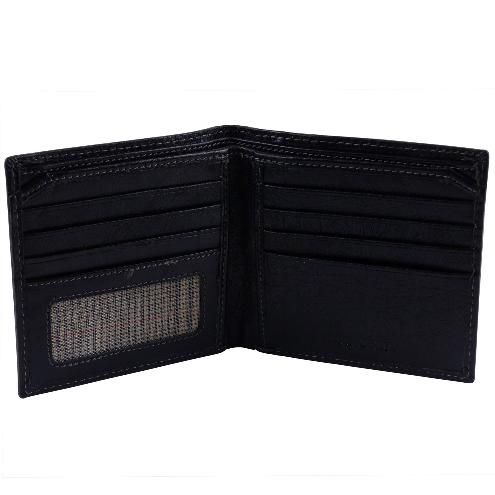 London Leather Mens Bi-Fold Banknote & Card Wallet - Picture 7 of 20