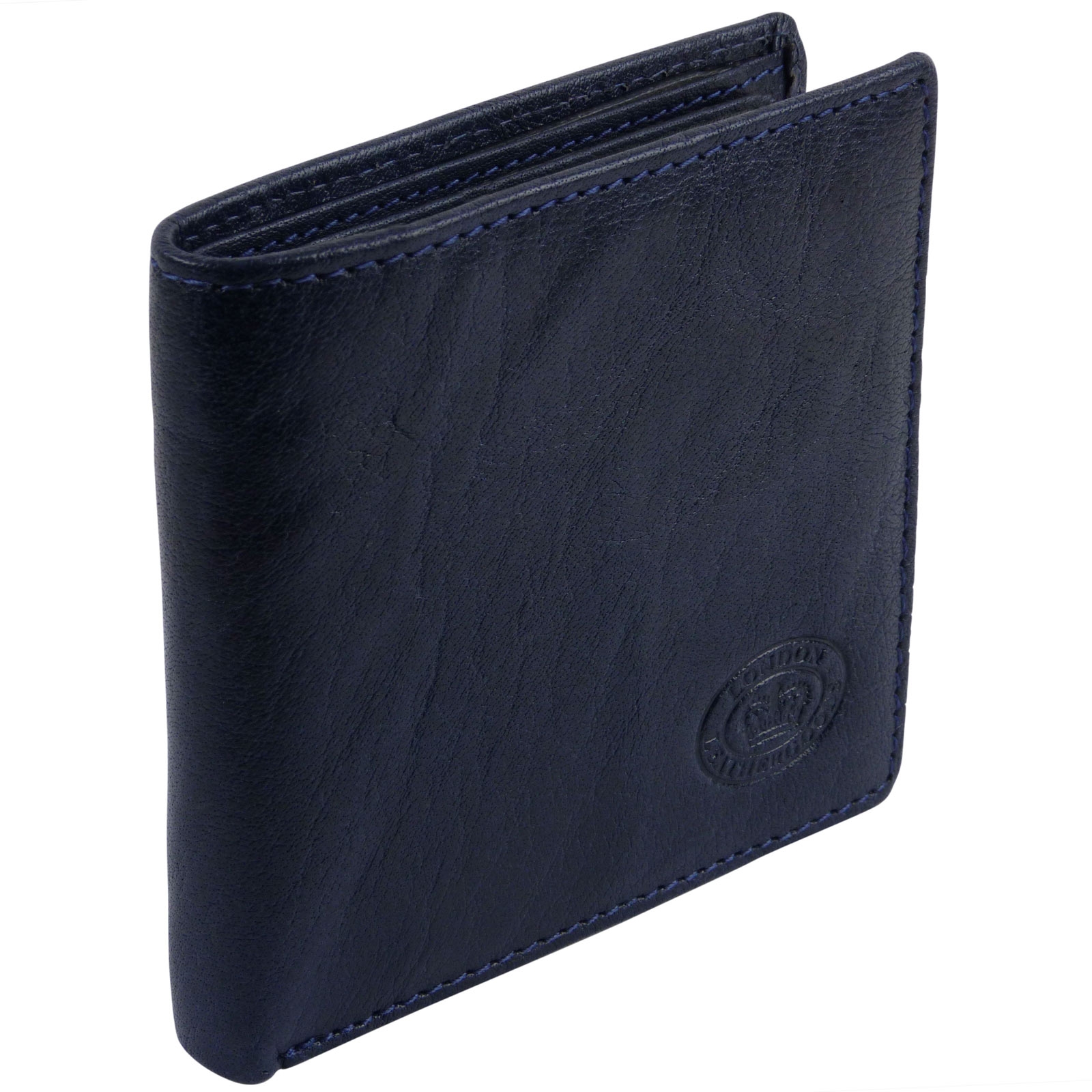 London Leather Mens Bi-Fold Banknote & Card Wallet - Picture 18 of 20