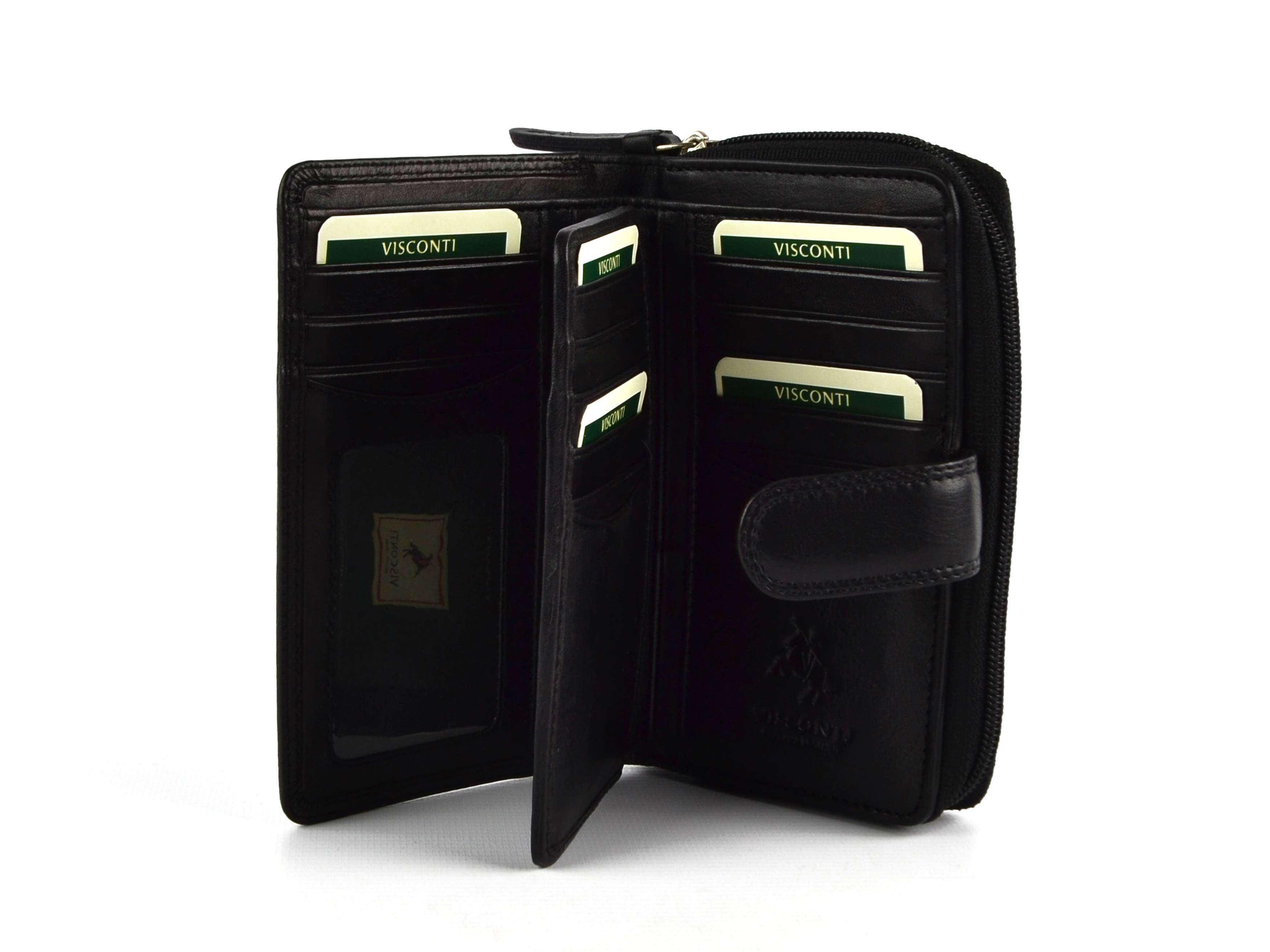 Ladies Medium Leather Purse/Wallet by Visconti; Heritage Collection Gift Boxed - 第 19/22 張圖片