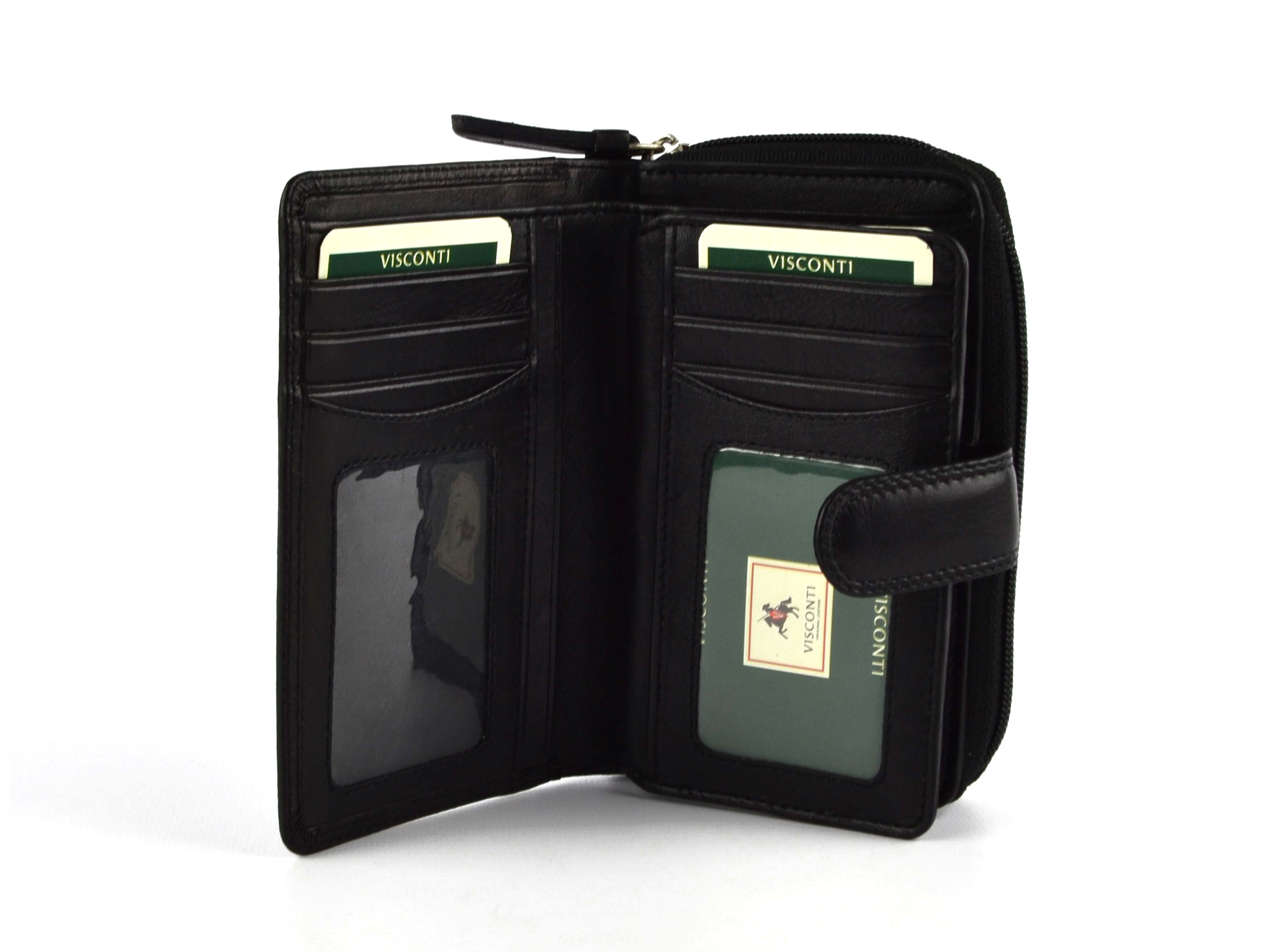 Ladies Medium Leather Purse/Wallet by Visconti; Heritage Collection Gift Boxed - 第 18/22 張圖片