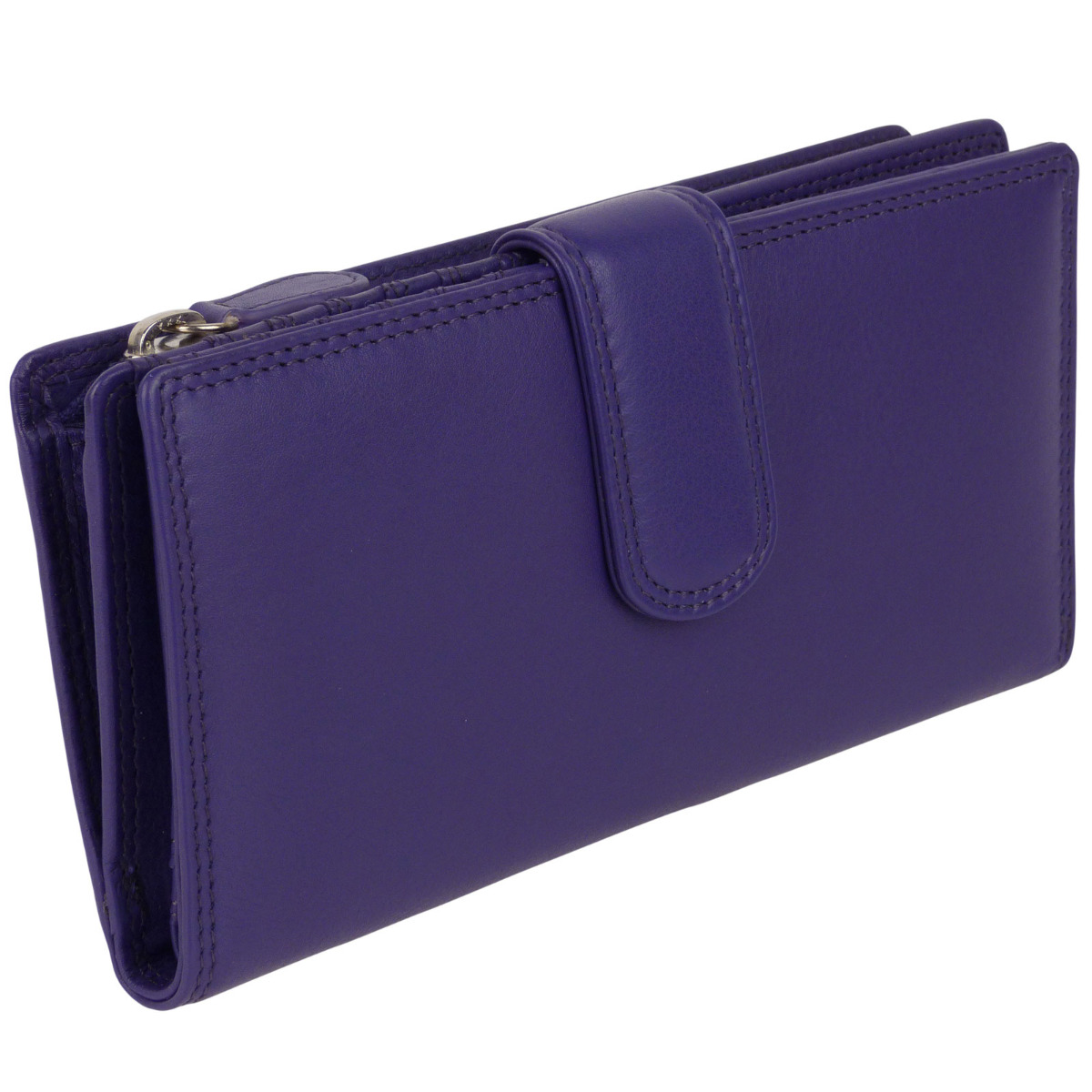 Ladies Leather Tabbed Purse/Wallet by Golunski; Graffiti Gift Box Bright Colours - Picture 92 of 103