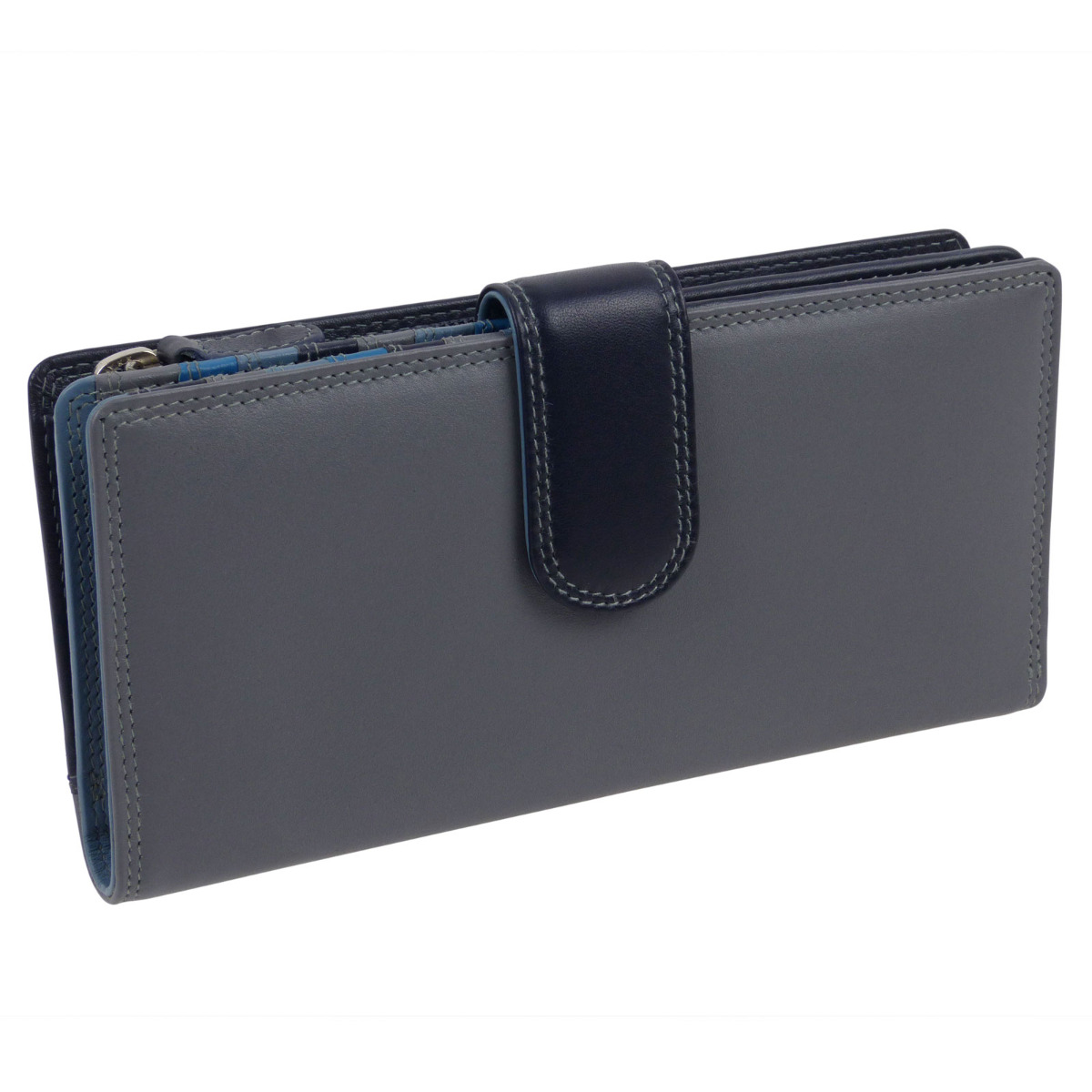 Ladies Leather Tabbed Purse/Wallet by Golunski; Graffiti Gift Box Bright Colours - Picture 74 of 103