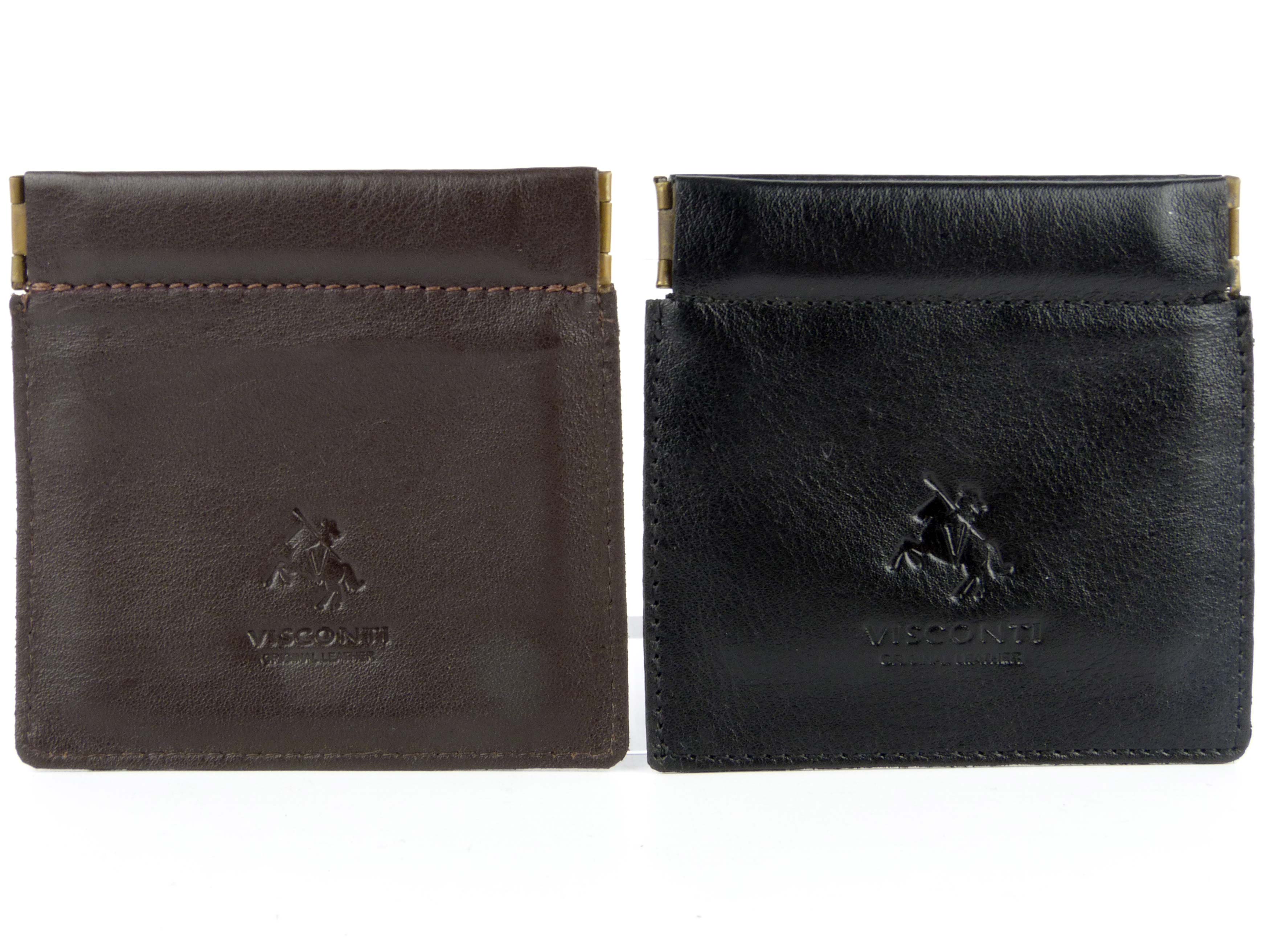 Monedero de cuero con tapa a presión para hombre de Visconti Classic - Imagen 7 de 9