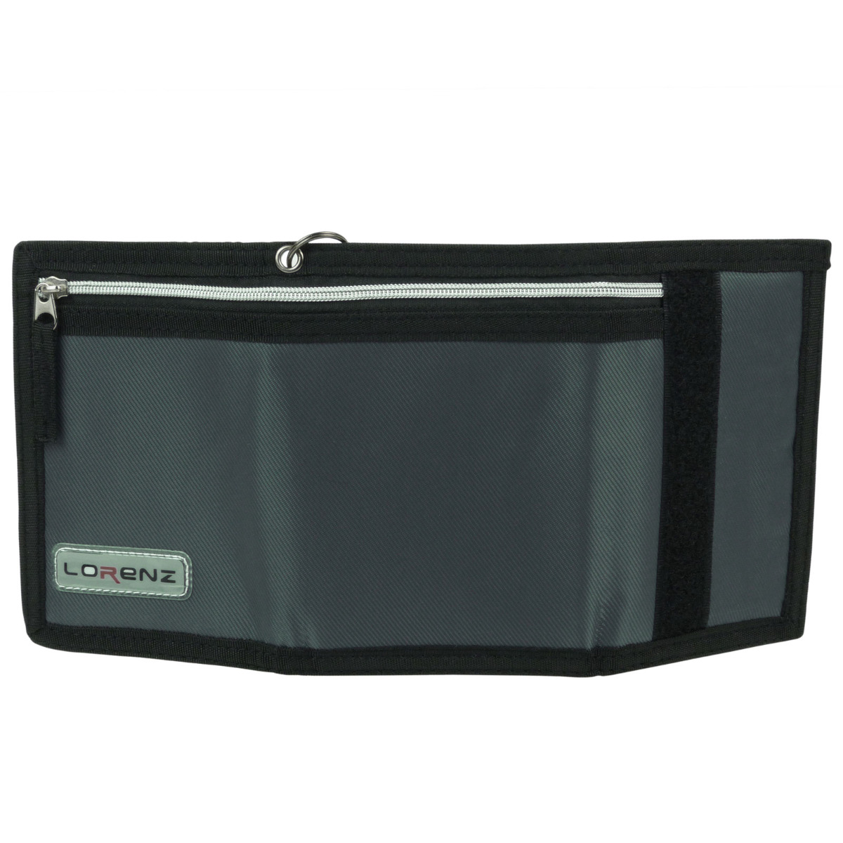 Mens Boys TriFold Sports Wallet by Lorenz with Security Chain Handy - Picture 6 of 14