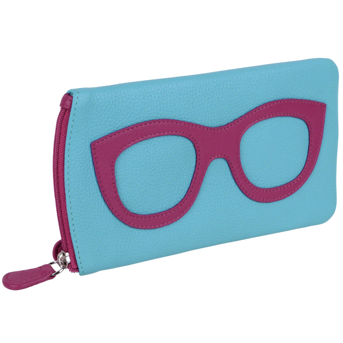 Ladies Leather Colourful Glasses Case by Ili New York Spectacles Sun Summer - Picture 105 of 141