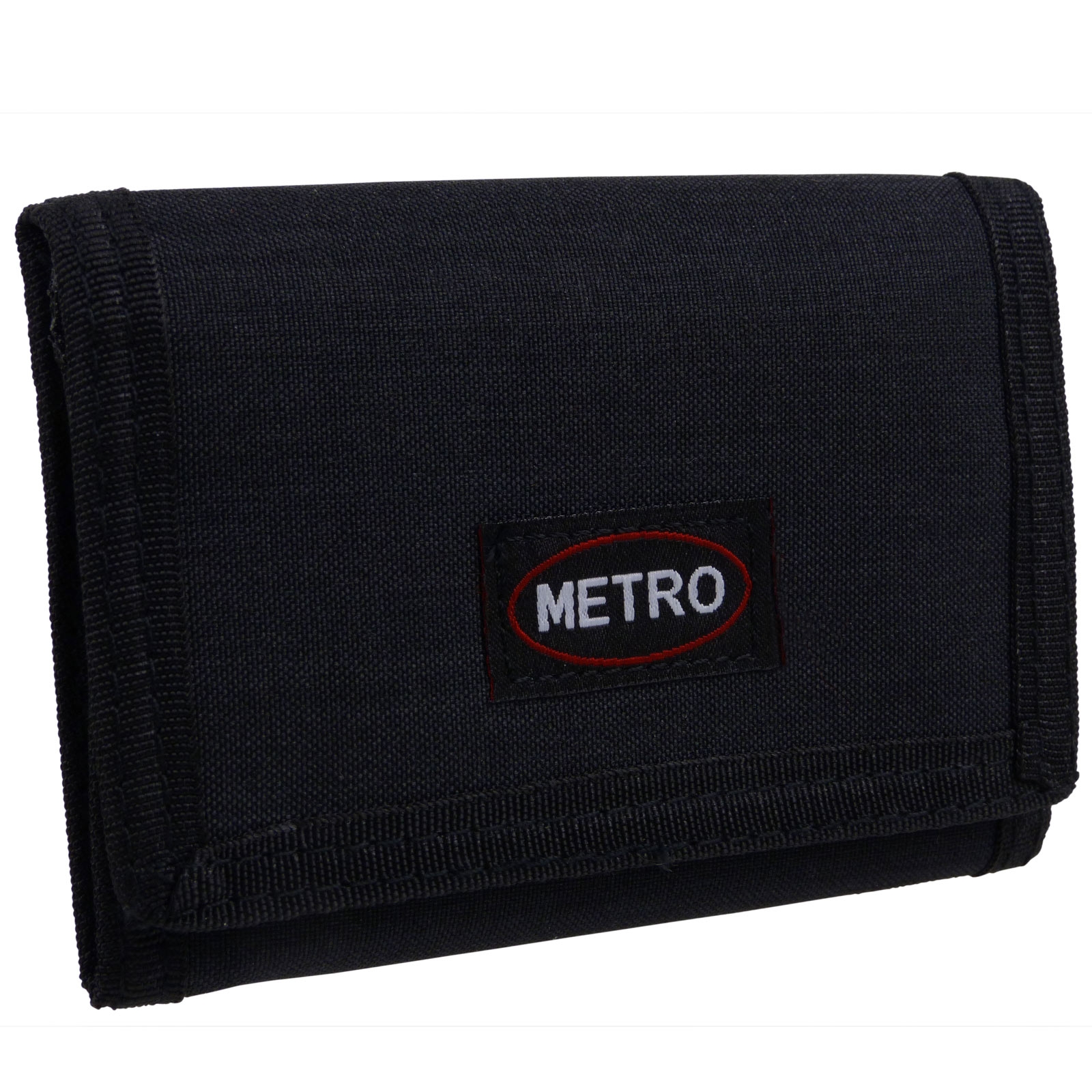 Metro Mens Boys Canvas Tri-Fold Cash & Card Wallet - Picture 18 of 22
