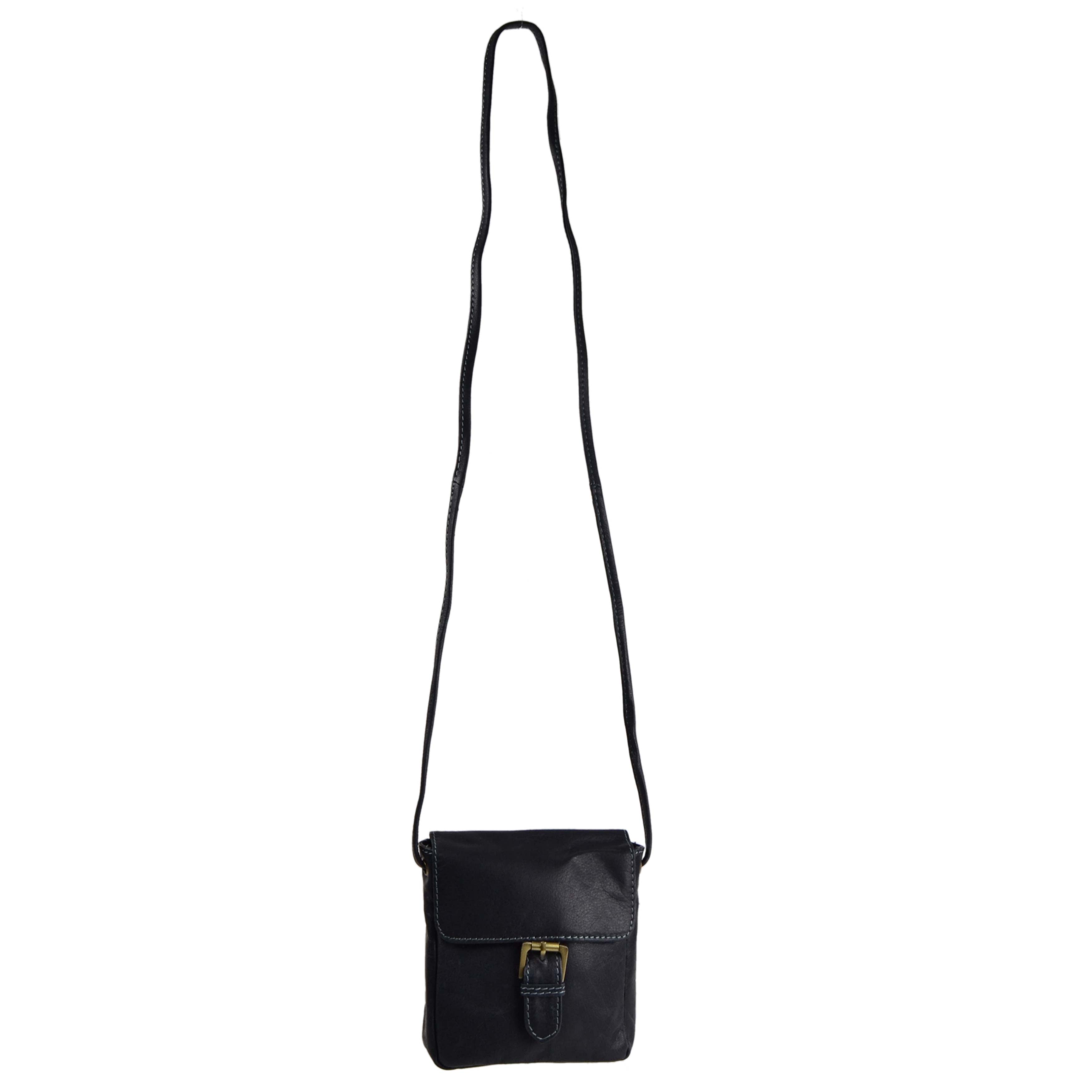 Ladies Soft Leather Cross Body Shoulder BAG by Blousey Brown Purse Handbag - Picture 7 of 21