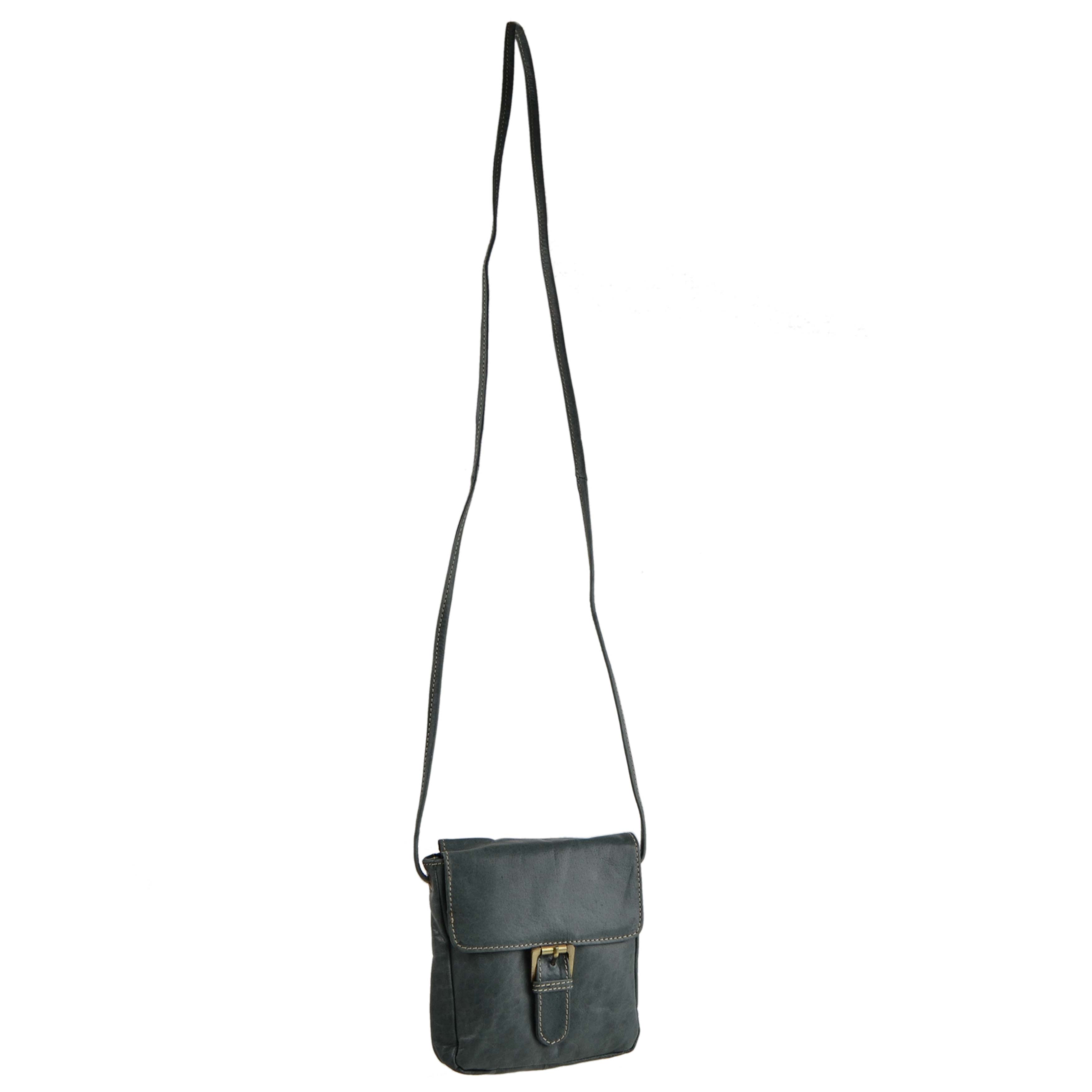 Ladies Soft Leather Cross Body Shoulder BAG by Blousey Brown Purse Handbag - Picture 11 of 21
