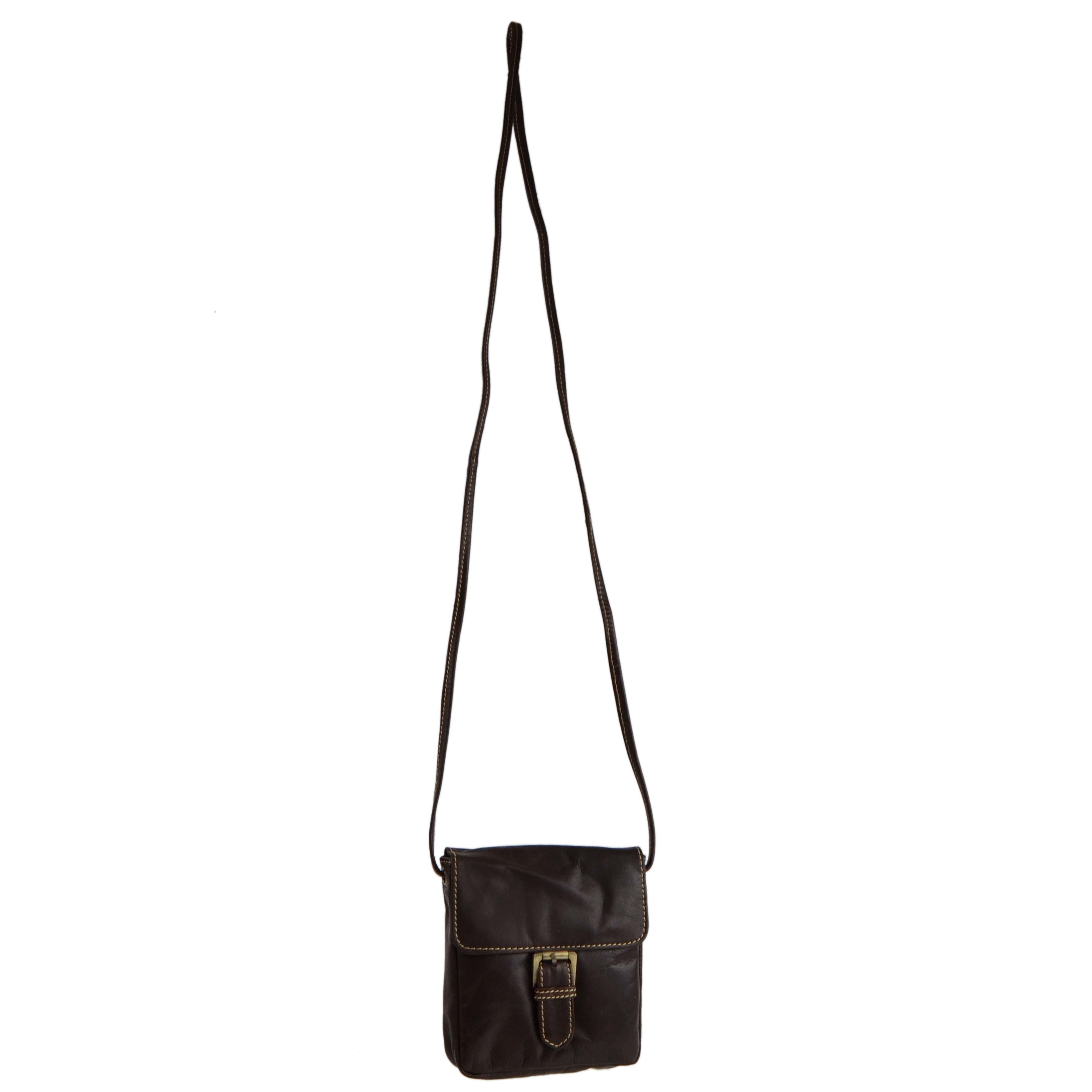 Ladies Soft Leather Cross Body Shoulder BAG by Blousey Brown Purse Handbag - Picture 19 of 21