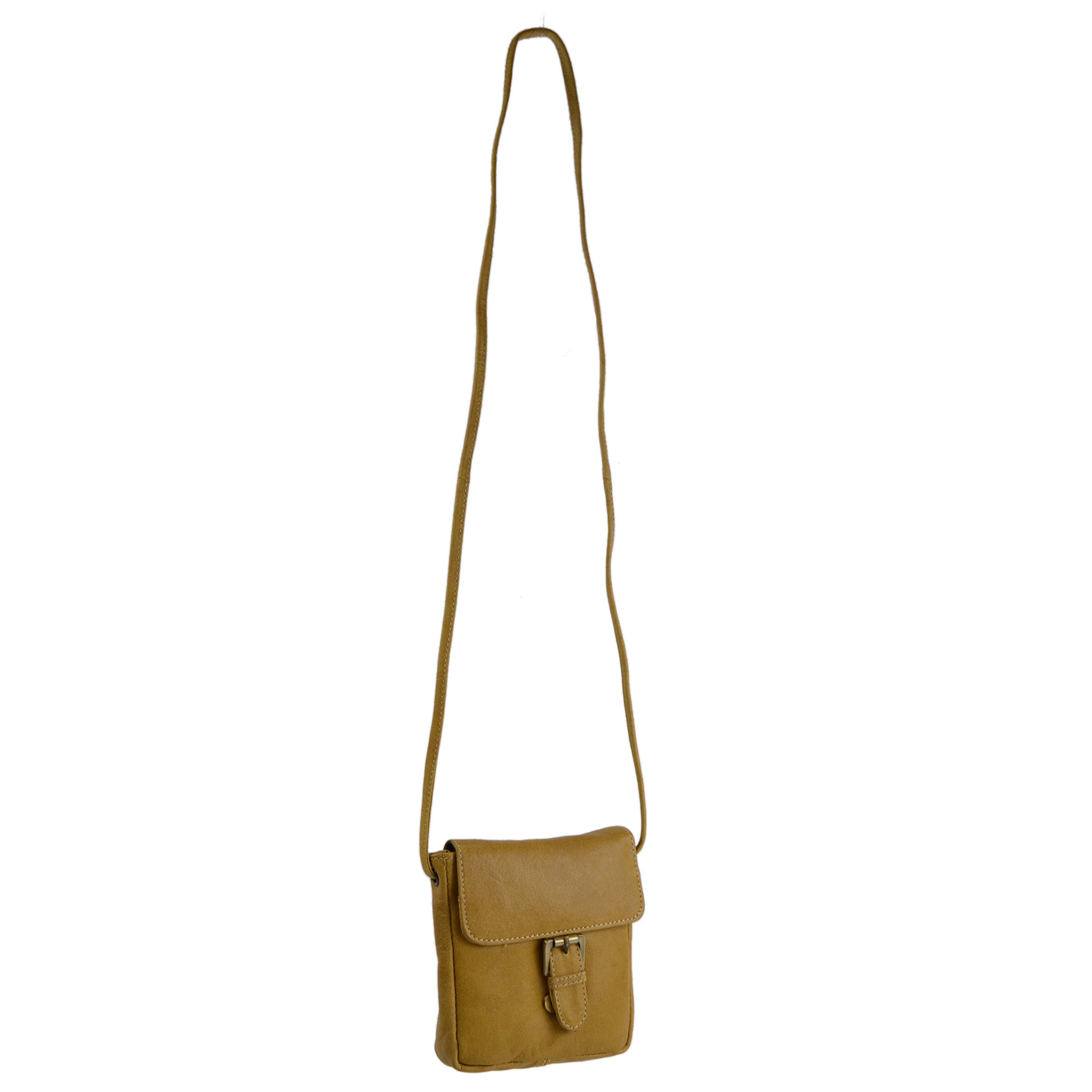 Ladies Soft Leather Cross Body Shoulder BAG by Blousey Brown Purse Handbag - Picture 2 of 21