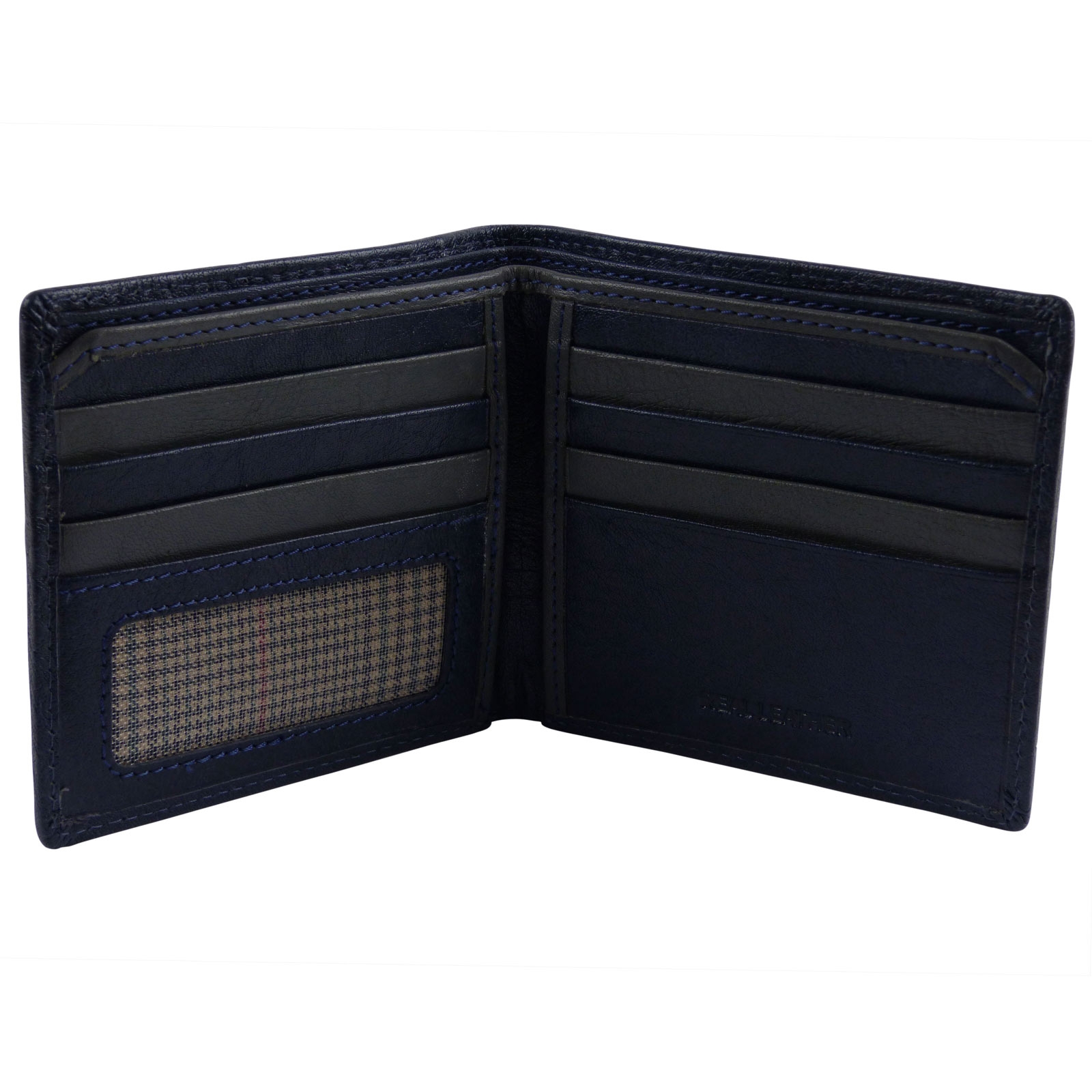 London Leather Mens Bi-Fold Banknote & Card Wallet - Picture 11 of 20