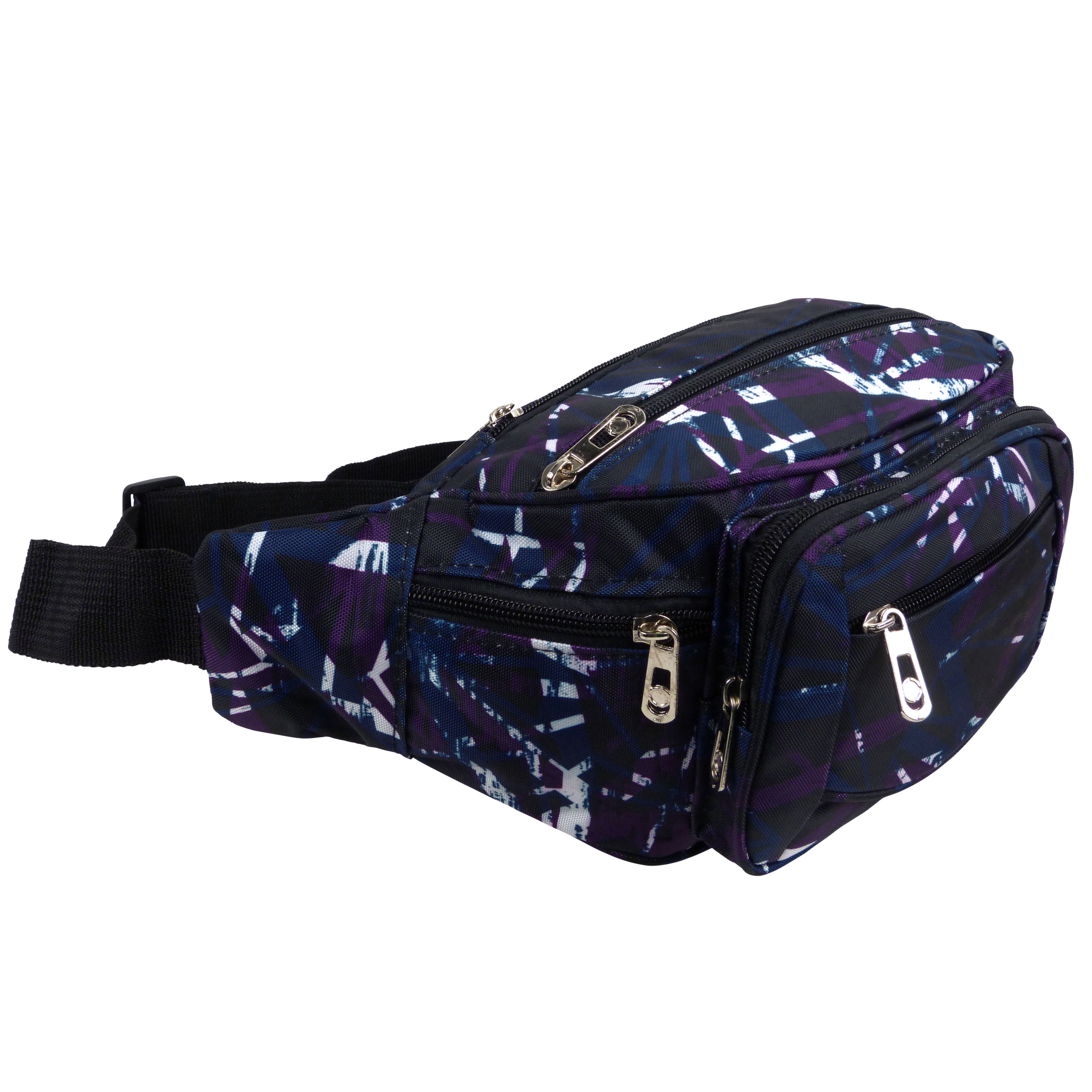 RED X Bum Bag Fanny Pack Waist Pack Laser Design Travel Festivals