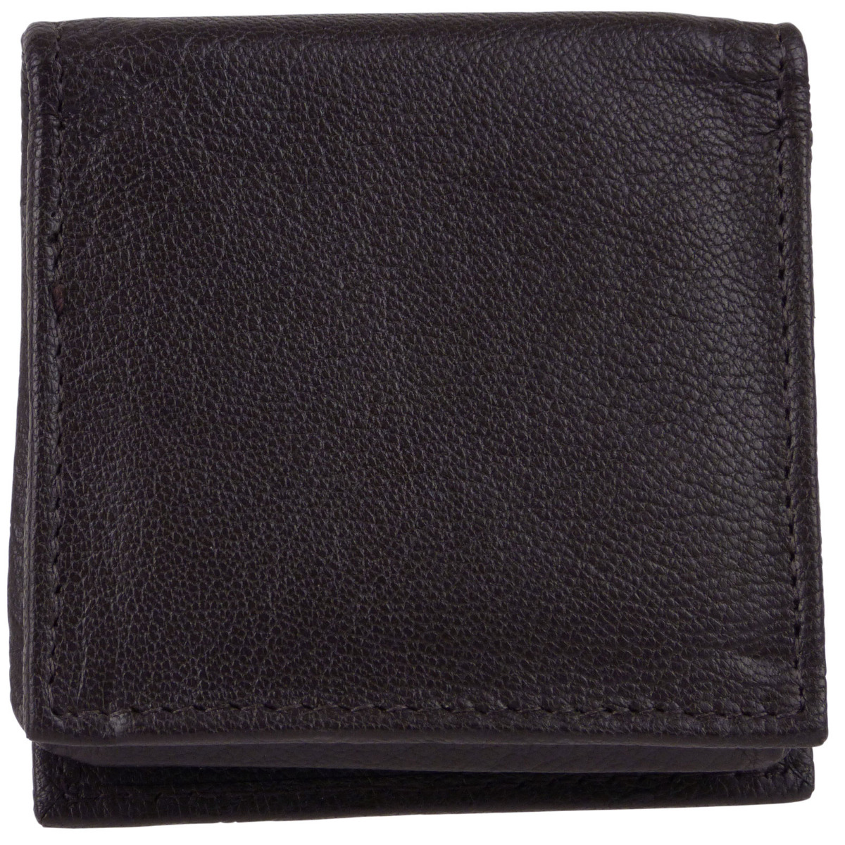 Borsa vassoio per monete Oakridge da uomo in pelle quadrata con tasca - Foto 20 di 26