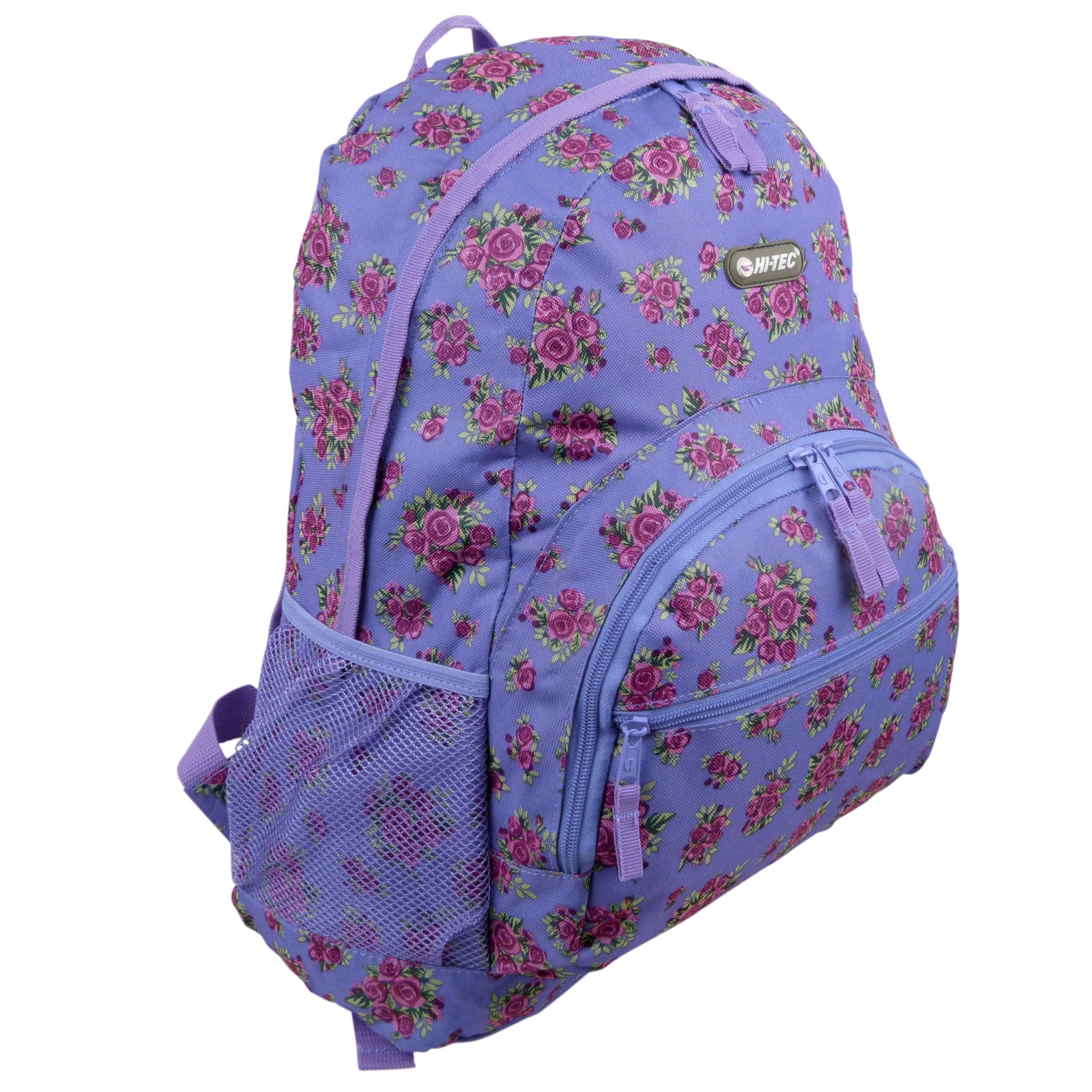 Ladies Girls Floral Backpack Rucksack by Hi-Tec School College Bag Travel - Picture 19 of 19