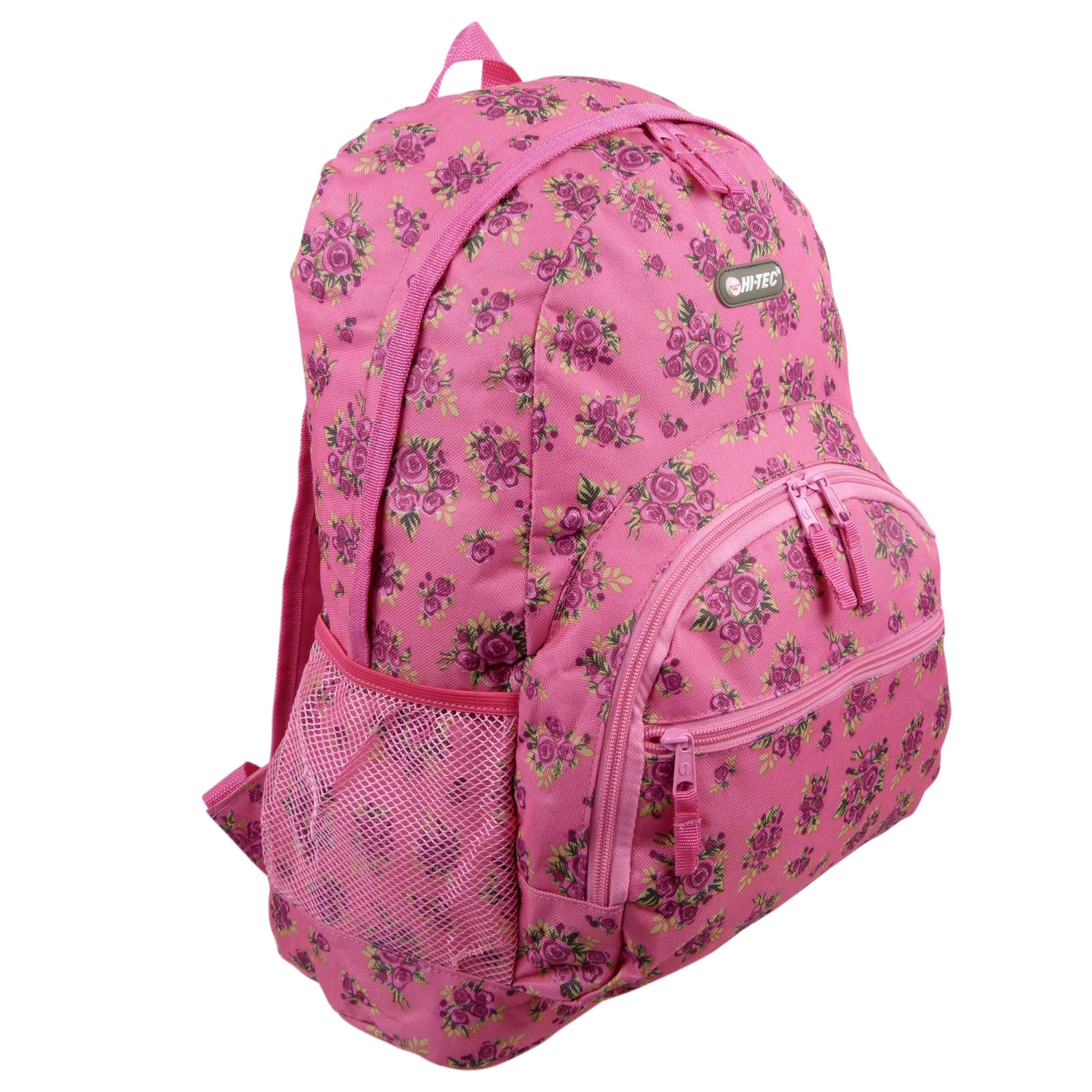 Ladies Girls Floral Backpack Rucksack by Hi-Tec School College Bag Travel - Picture 9 of 19