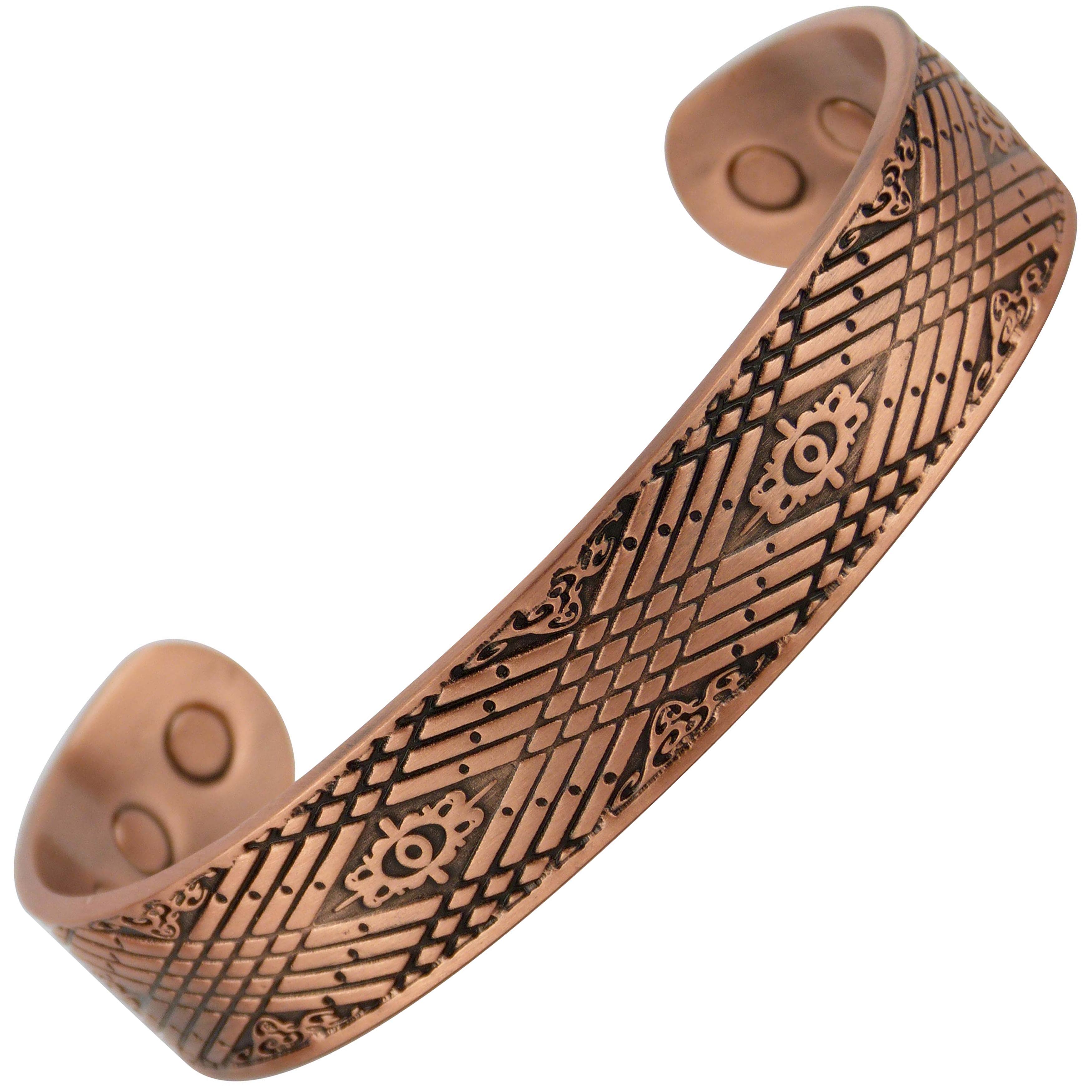 Copper Magnetic Bracelet/Bangle Celtic Design 6 Magnets Health Rare Earth NdFeB - Bild 3 von 9