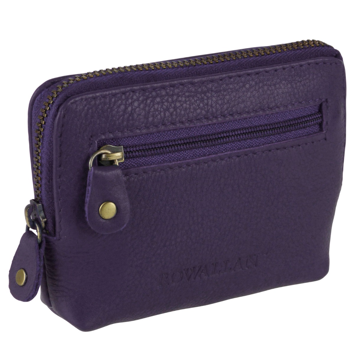 Rowallan of Scotland Unisex Leather Top Zip Coin Purse - Bild 38 von 42