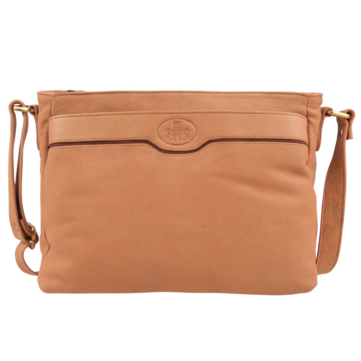 Rowallan of Scotland Womens Leather Zipped Top Shoulder Bag - Picture 29 of 32