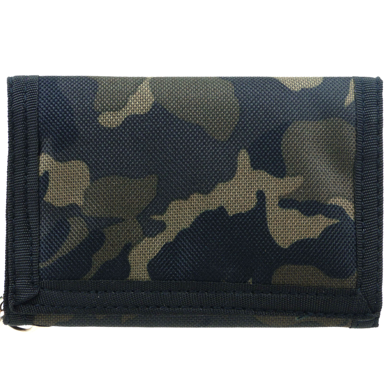 Mens Camouflage Canvas Tri-Fold Wallet with Chain & Clip | eBay