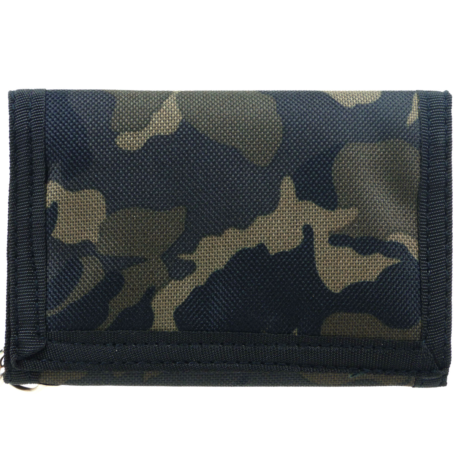 RED X Mens Camouflage Canvas Tri-Fold Wallet with Chain & Clip - Picture 10 of 27
