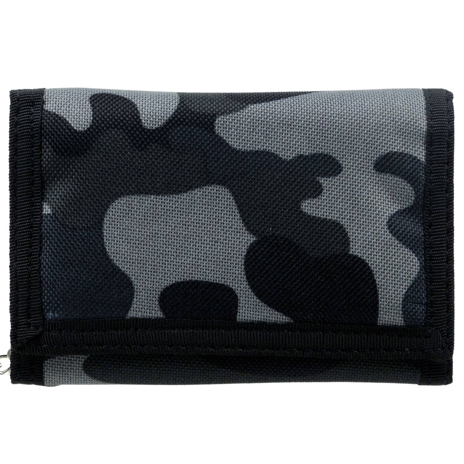 RED X Mens Camouflage Canvas Tri-Fold Wallet with Chain & Clip - Picture 21 of 27