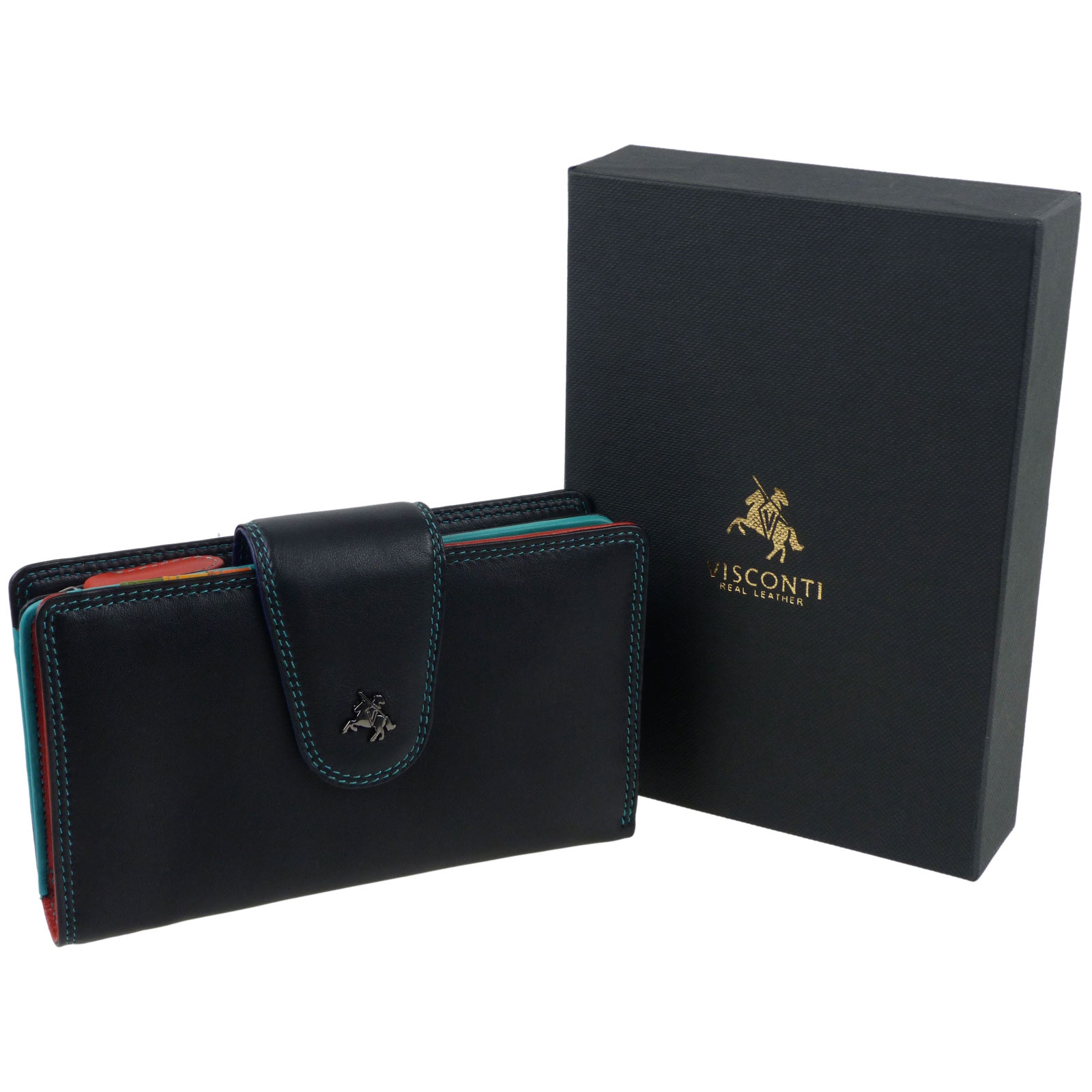Ladies Soft Leather Purse Wallet by Visconti Designer Spectrum Boxed | eBay