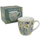 William Morris Daffodil China Breakfast Mug in Presentation Box 400ml (13.5 fl oz)