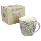 William Morris Artichoke Larger Capacity China Breakfast Mug 400ml (15 FL Oz)