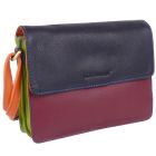 Rowallan of Scotland Ladies Leather Mini Rainbow Cross Body Bag